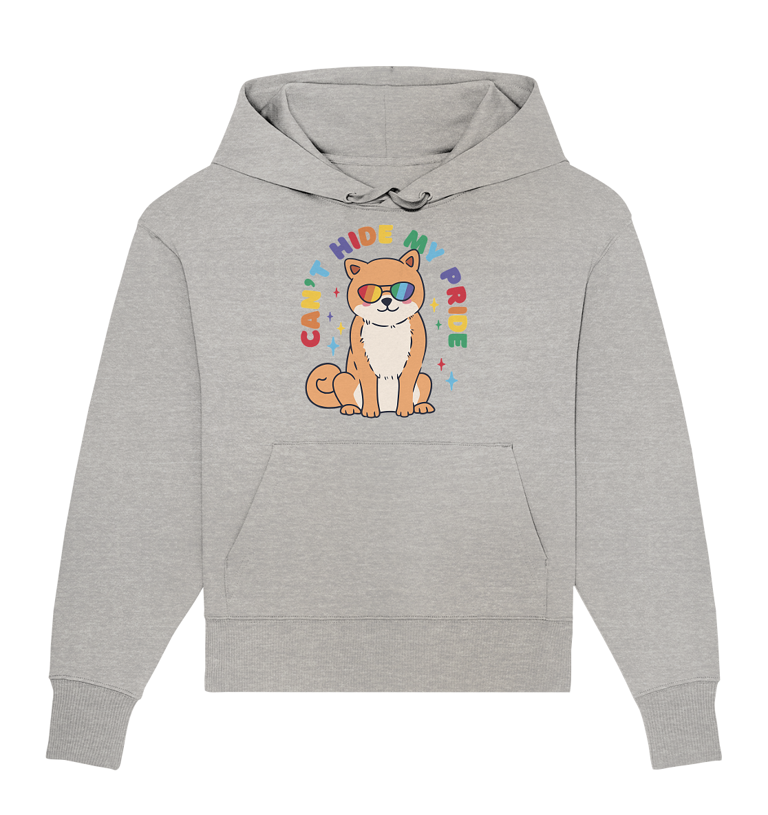 Can't Hide my Pride Doggo - Organic Oversize Hoodie