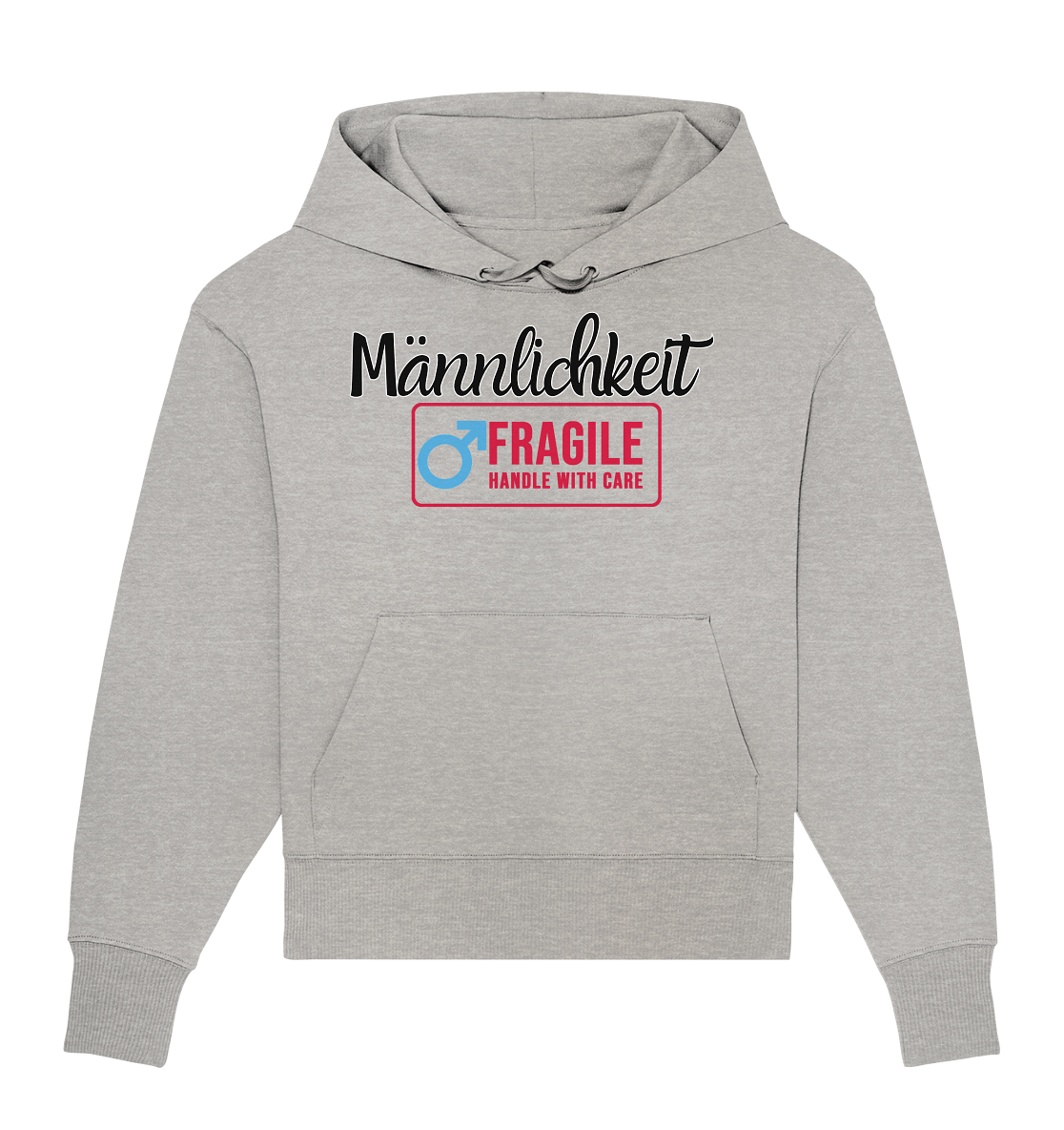 Männlichkeit: Handle with Care Oversize Hoodie