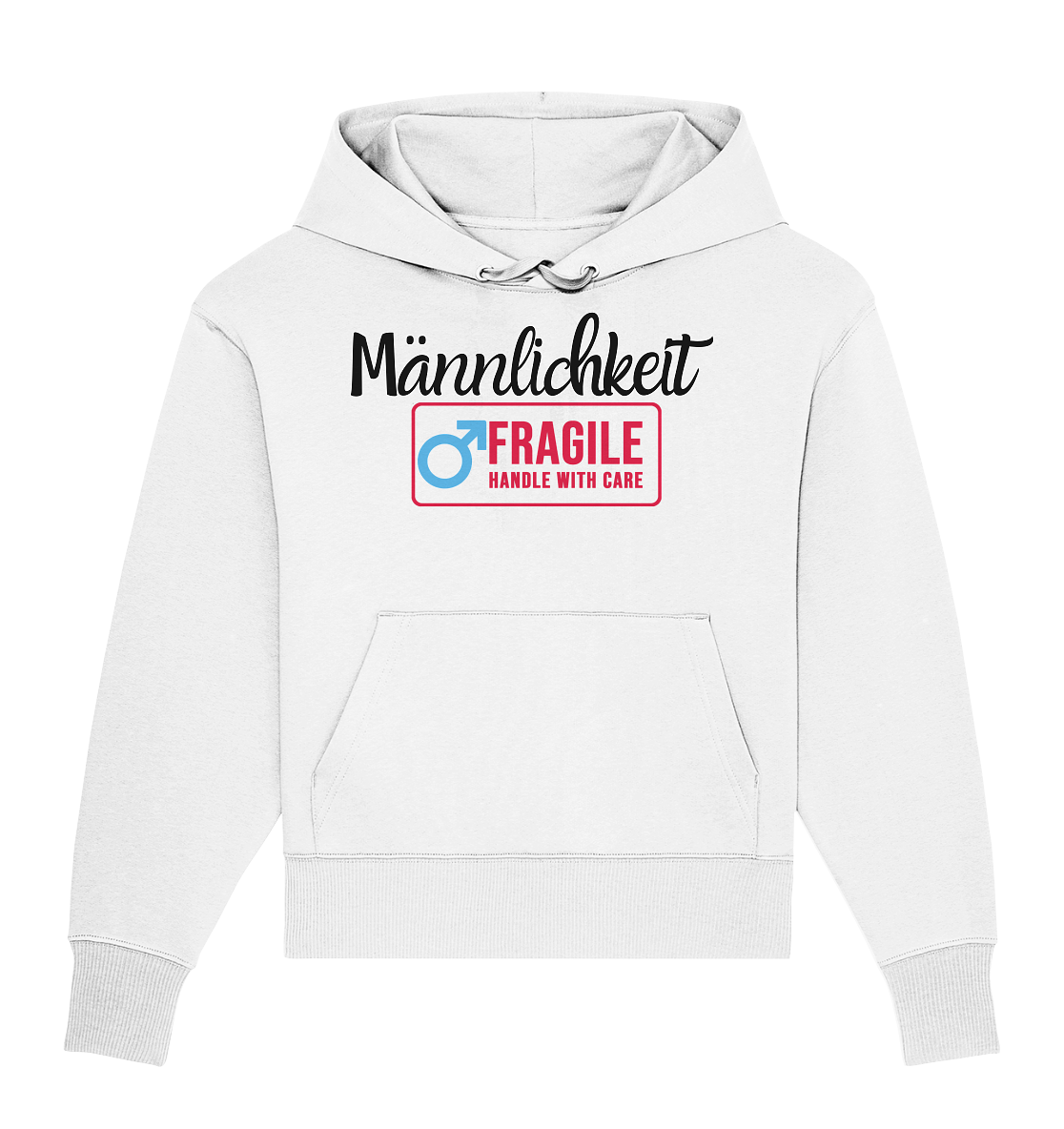 Männlichkeit: Handle with Care Oversize Hoodie