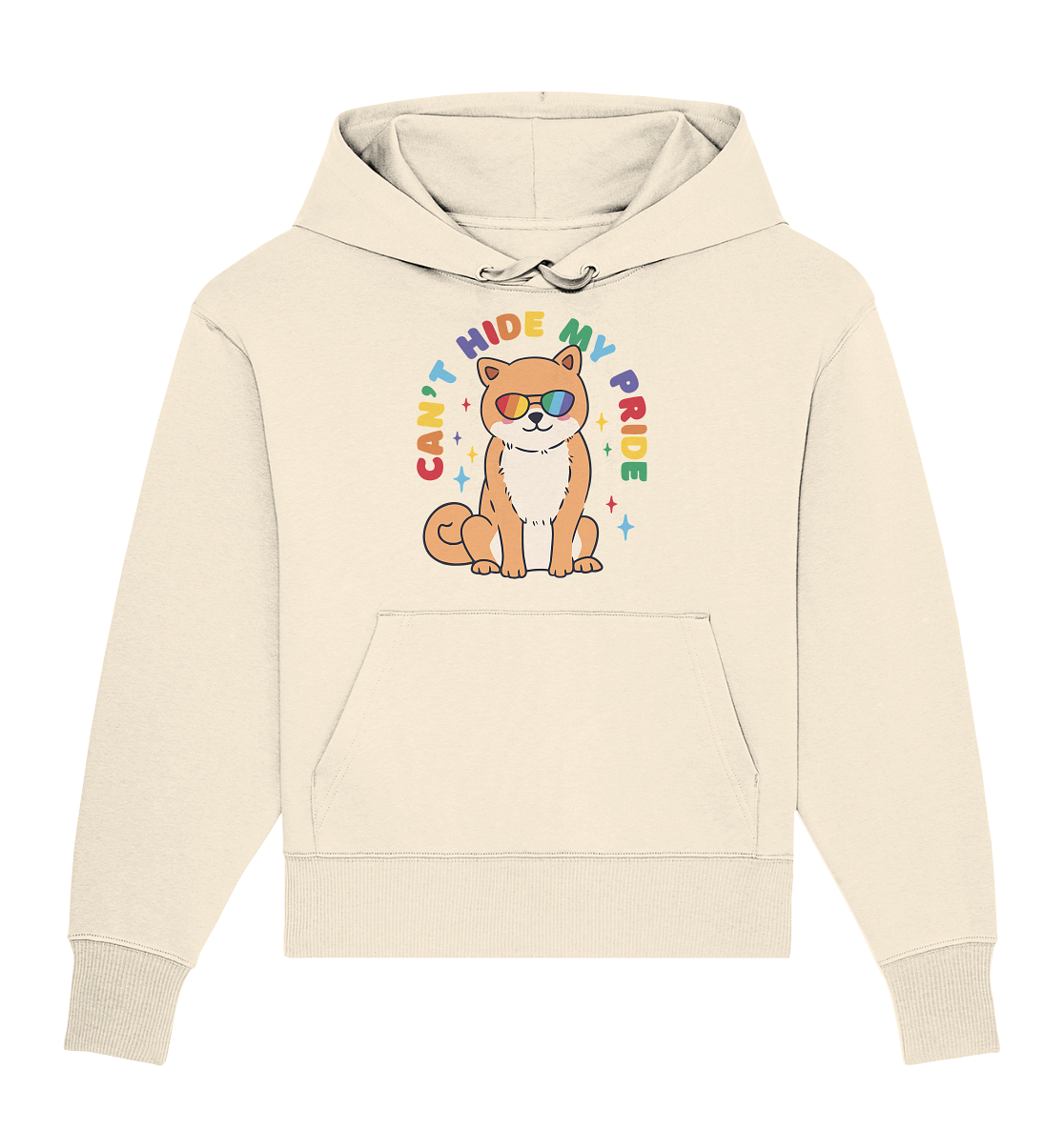 Can't Hide my Pride Doggo - Organic Oversize Hoodie