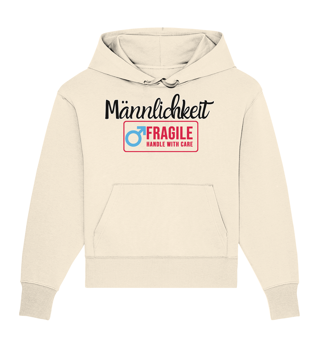 Männlichkeit: Handle with Care Oversize Hoodie