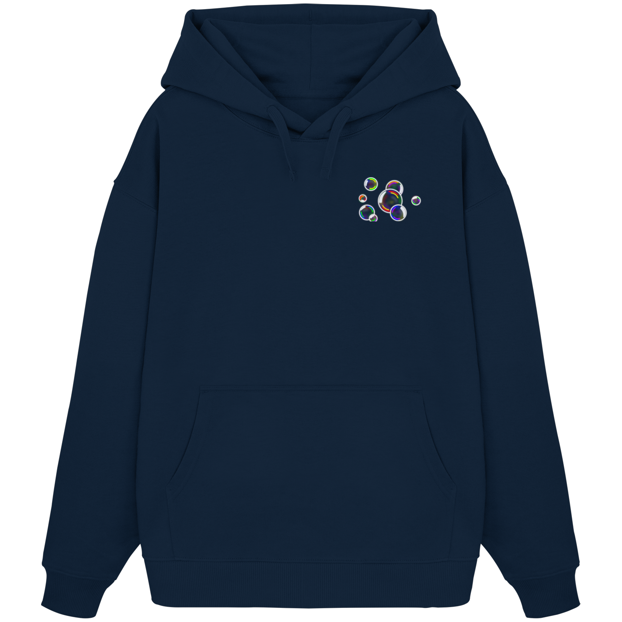 Regenbogen Seifenblasen Oversize Hoodie