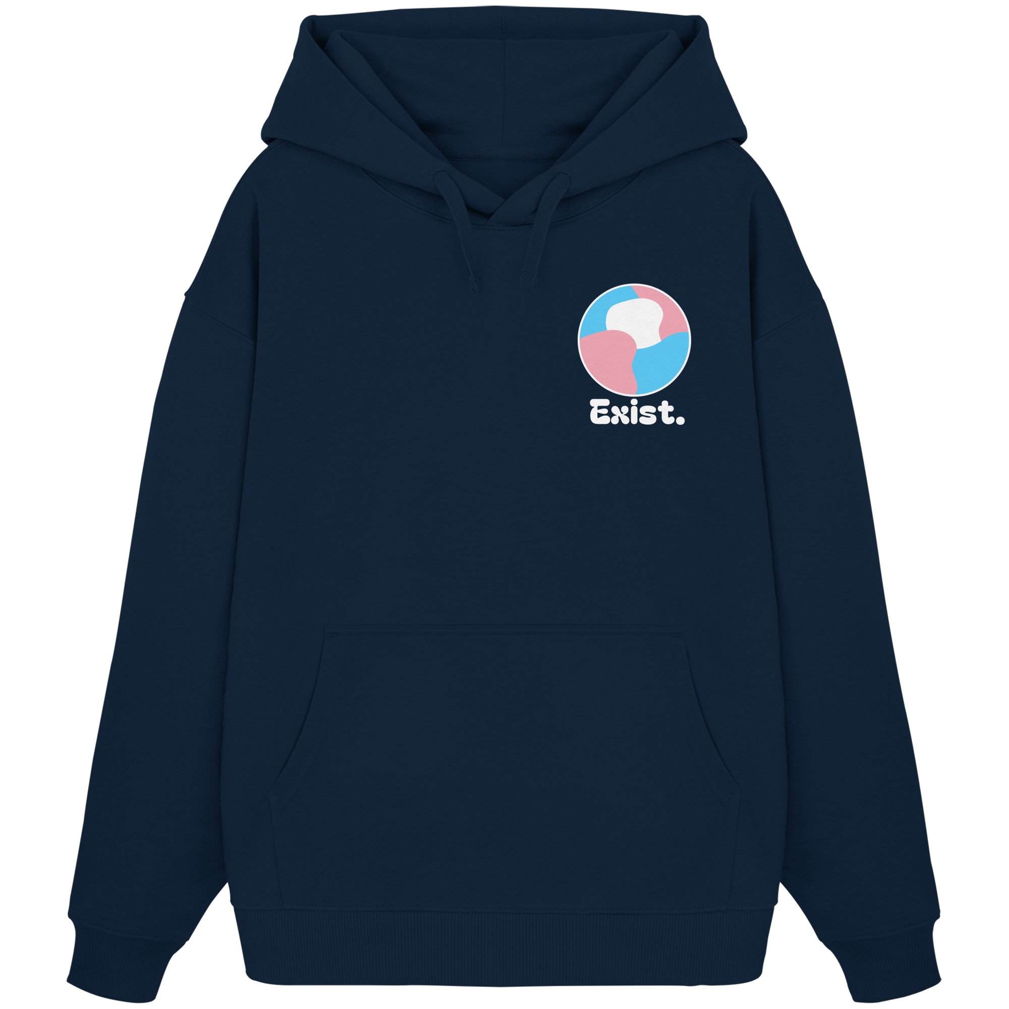 Exist "Trans Edition" - Organic Oversize Hoodie