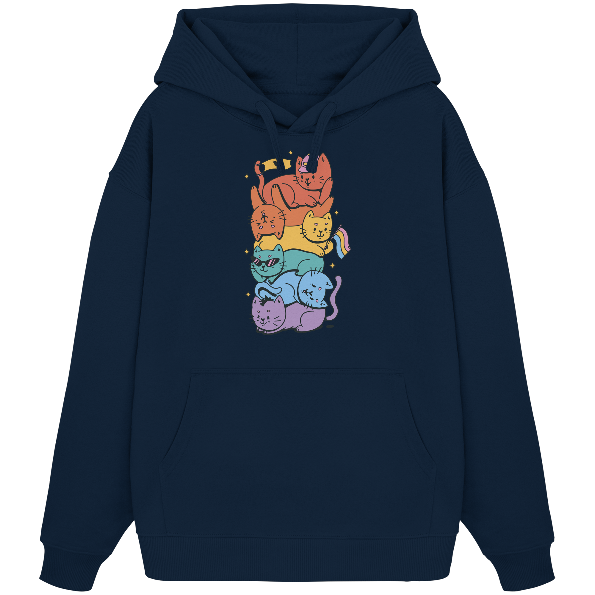 LGBTQ+ Katzen - Organic Oversize Hoodie