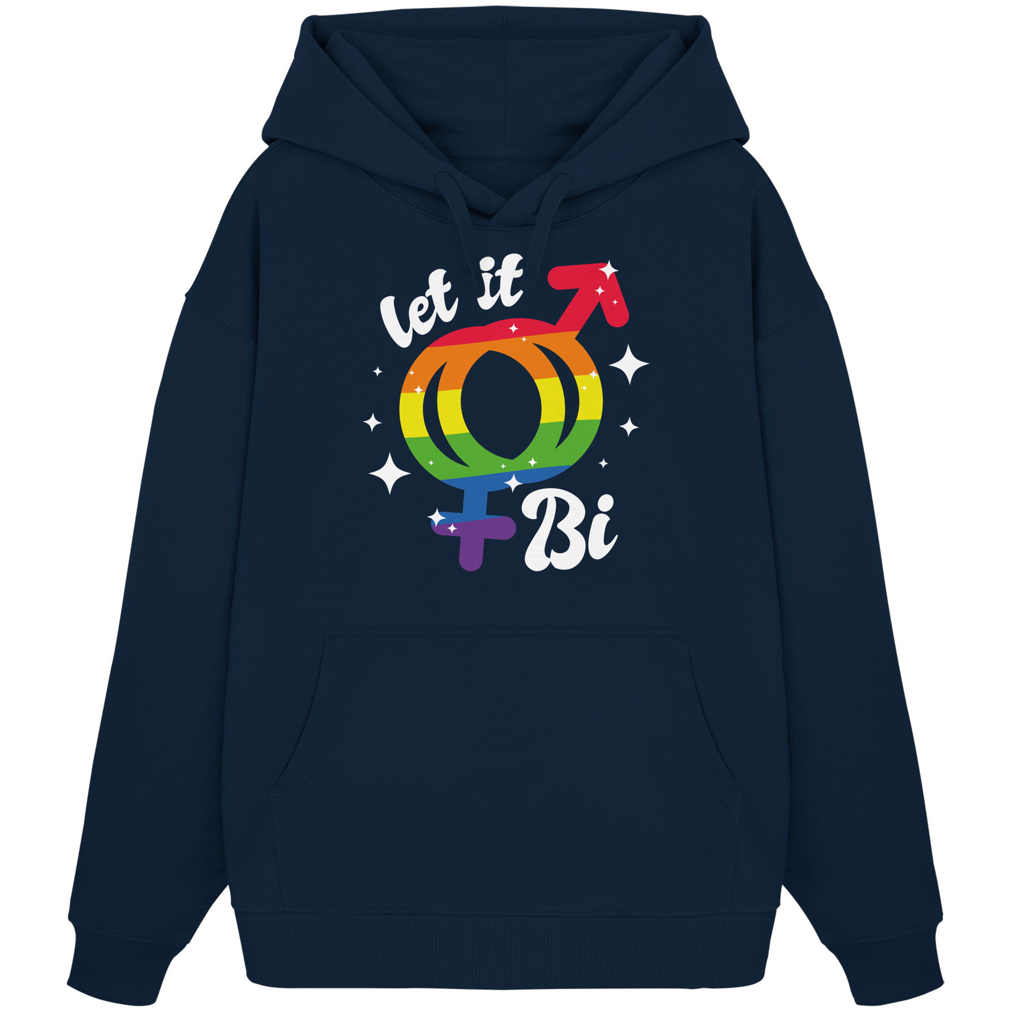 Let it Bi - Organic Oversize Hoodie