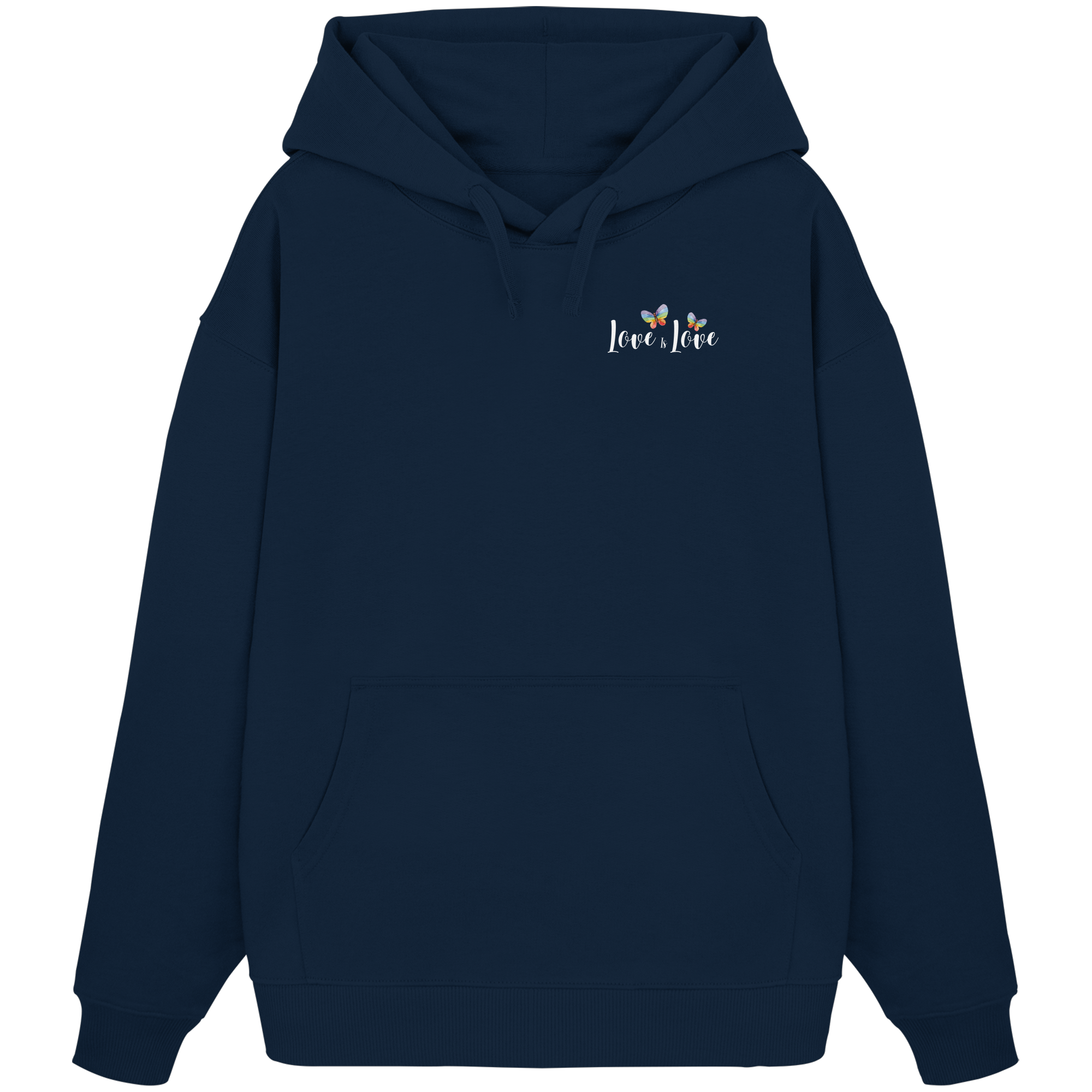 Love is Love "Butterfly Edition" - Organic Oversize Hoodie