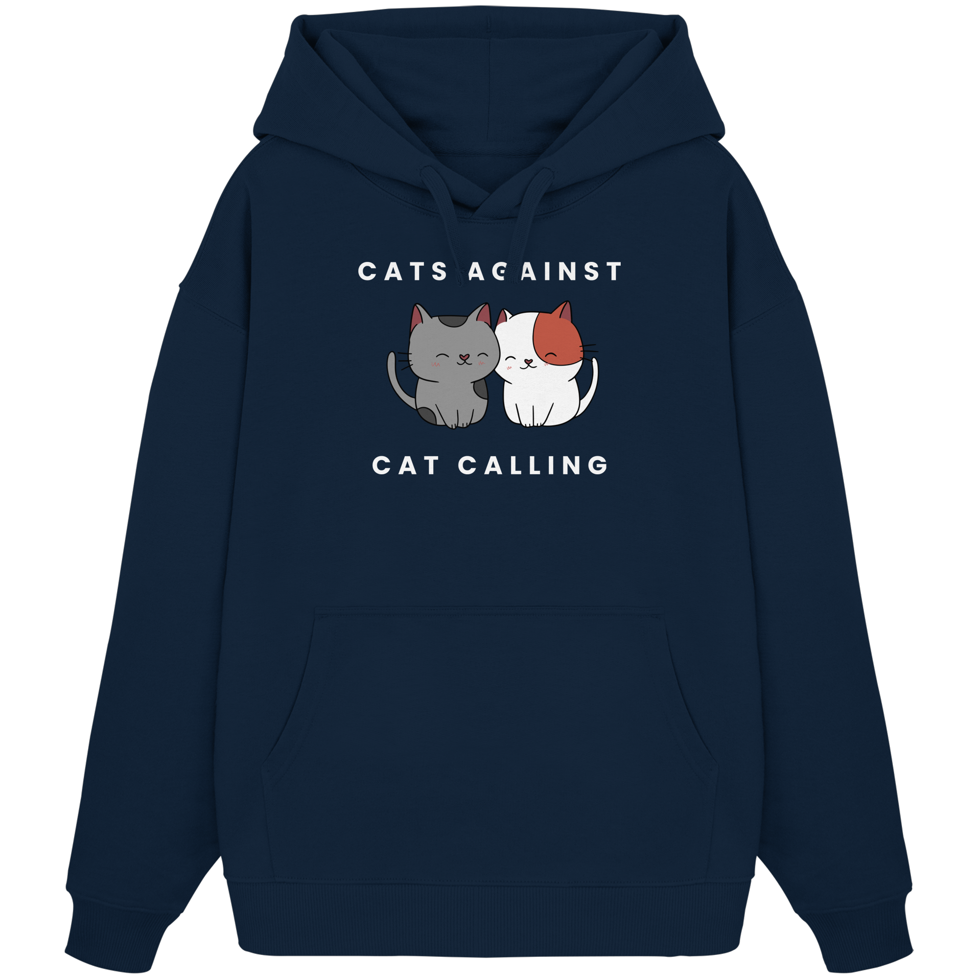 Cats Against Catcalling "Cuddle Edition" - Organic Oversize Hoodie