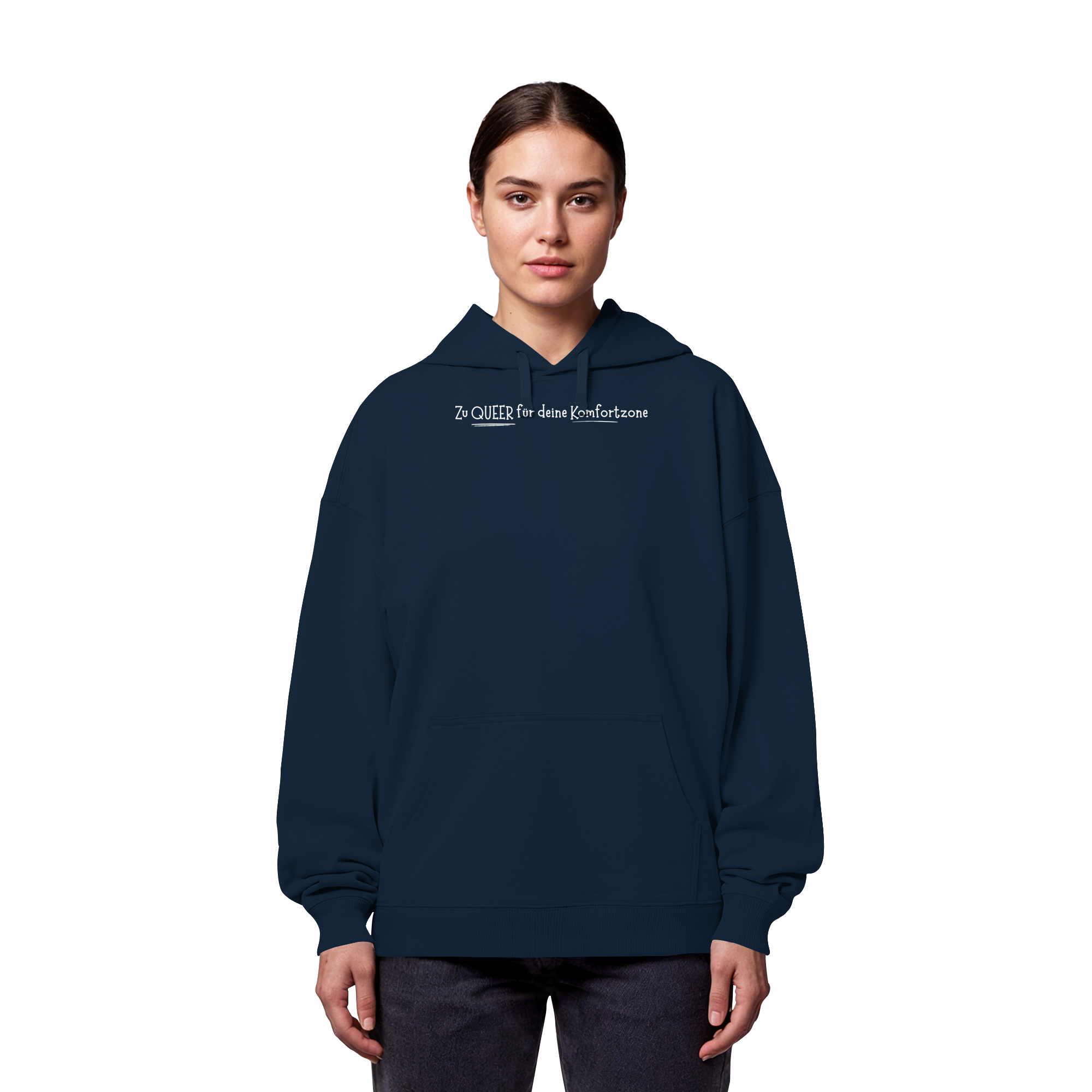 Zu Queer für deine Komfortzone - Organic Oversize Hoodie
