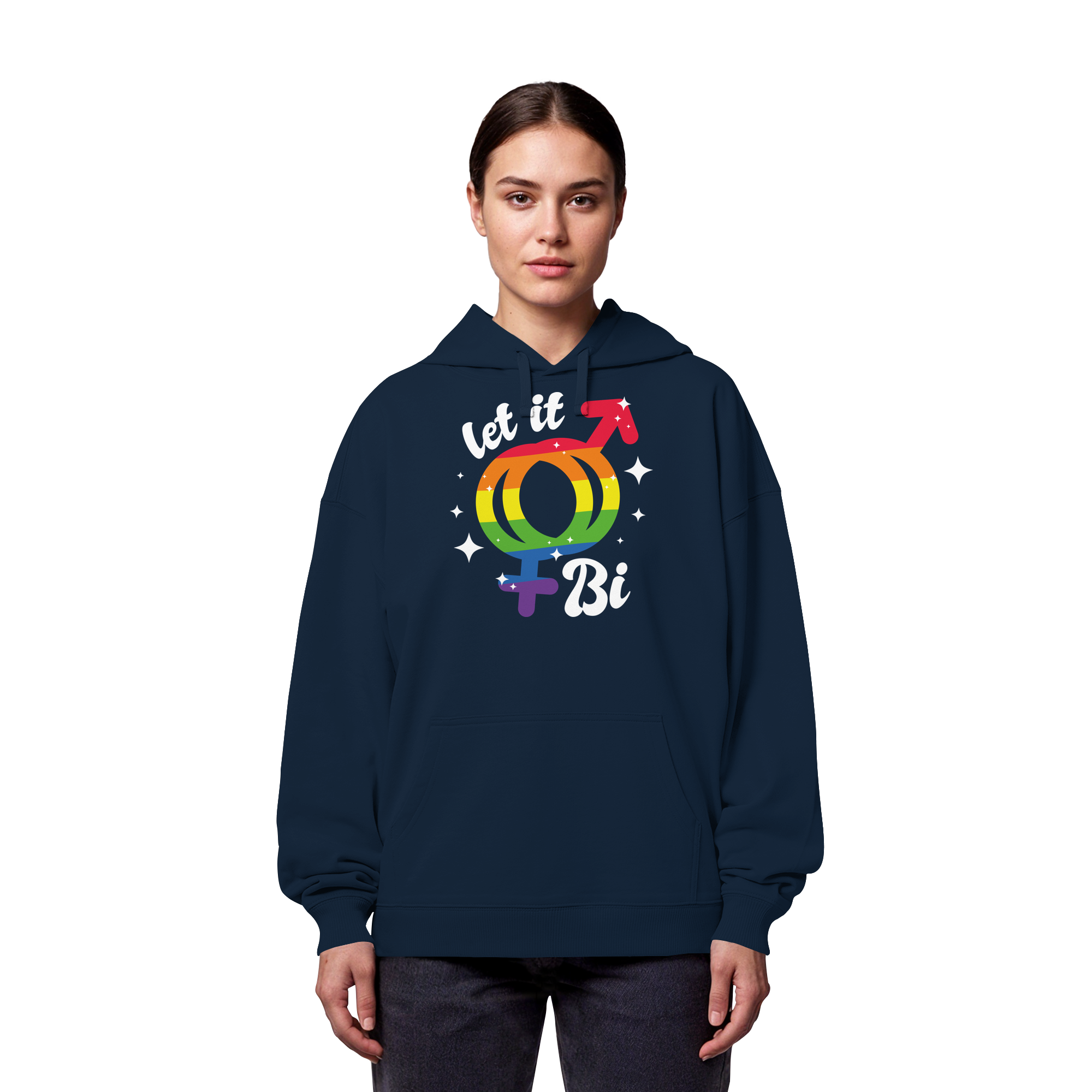 Let it Bi - Organic Oversize Hoodie