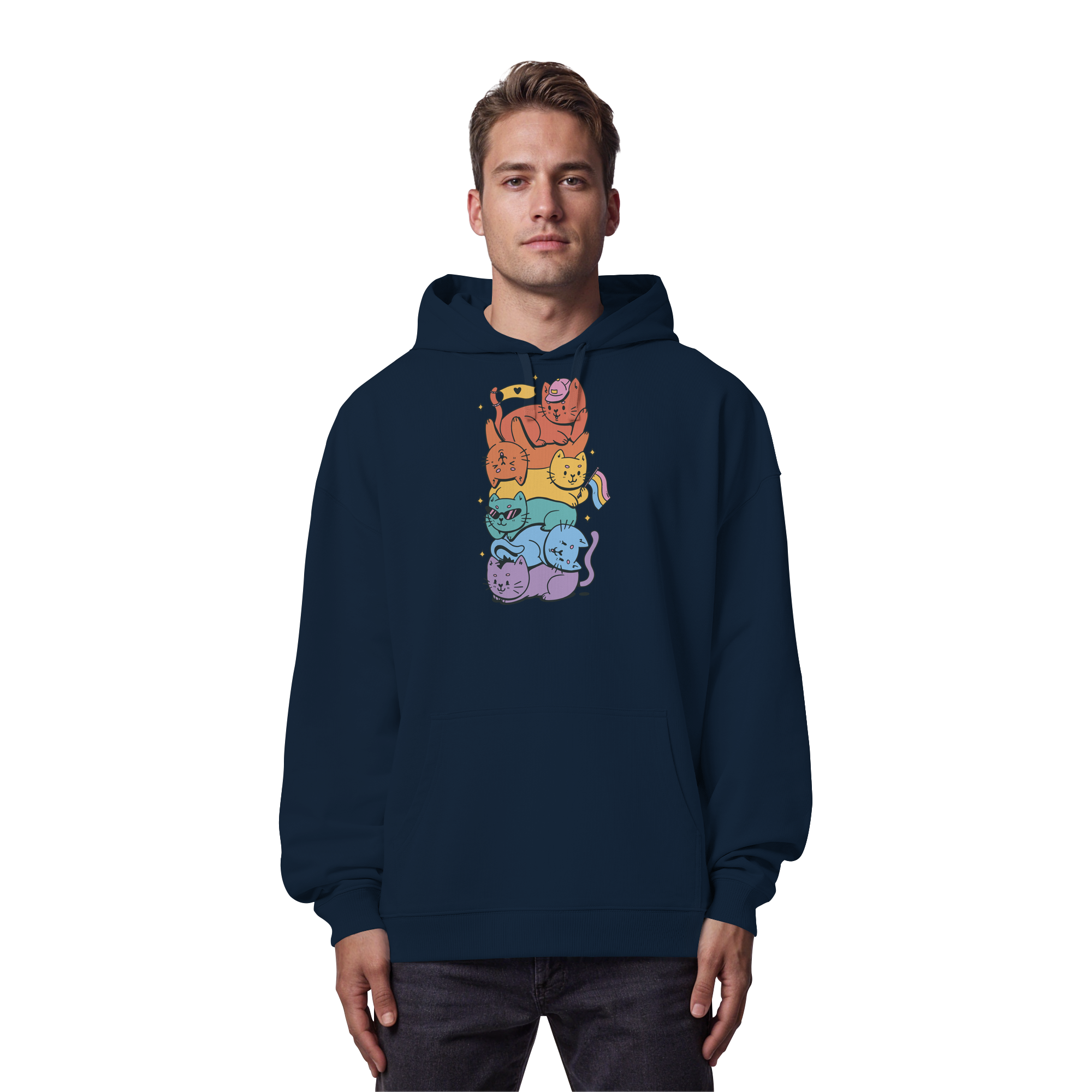 LGBTQ+ Katzen - Organic Oversize Hoodie