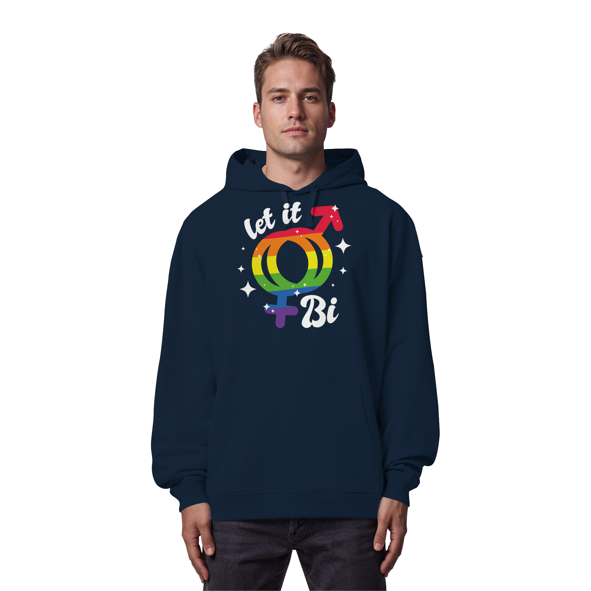 Let it Bi - Organic Oversize Hoodie