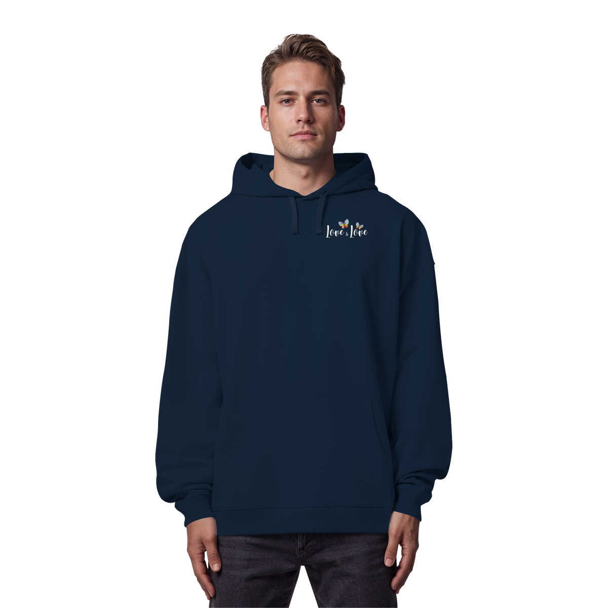 Love is Love "Butterfly Edition" - Organic Oversize Hoodie