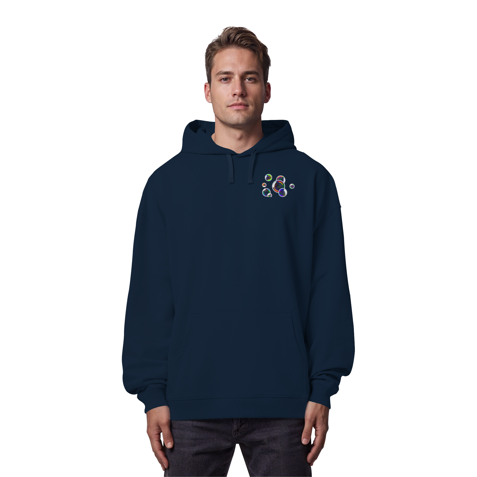 Regenbogen Seifenblasen - Organic Oversize Hoodie