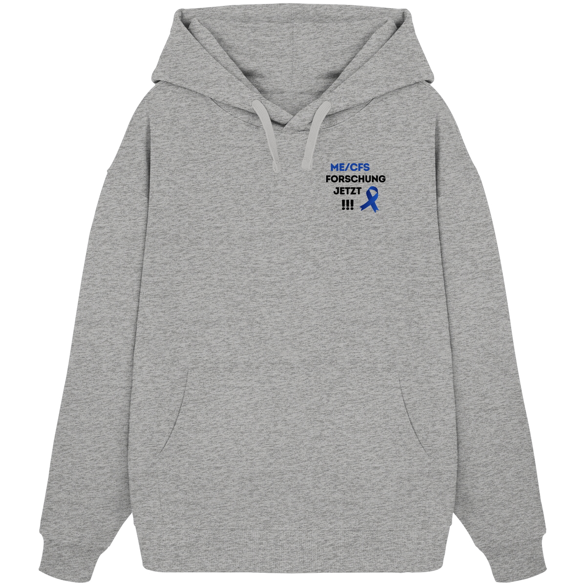 ME/CFS Forschung jetzt!!! - Organic Oversize Hoodie