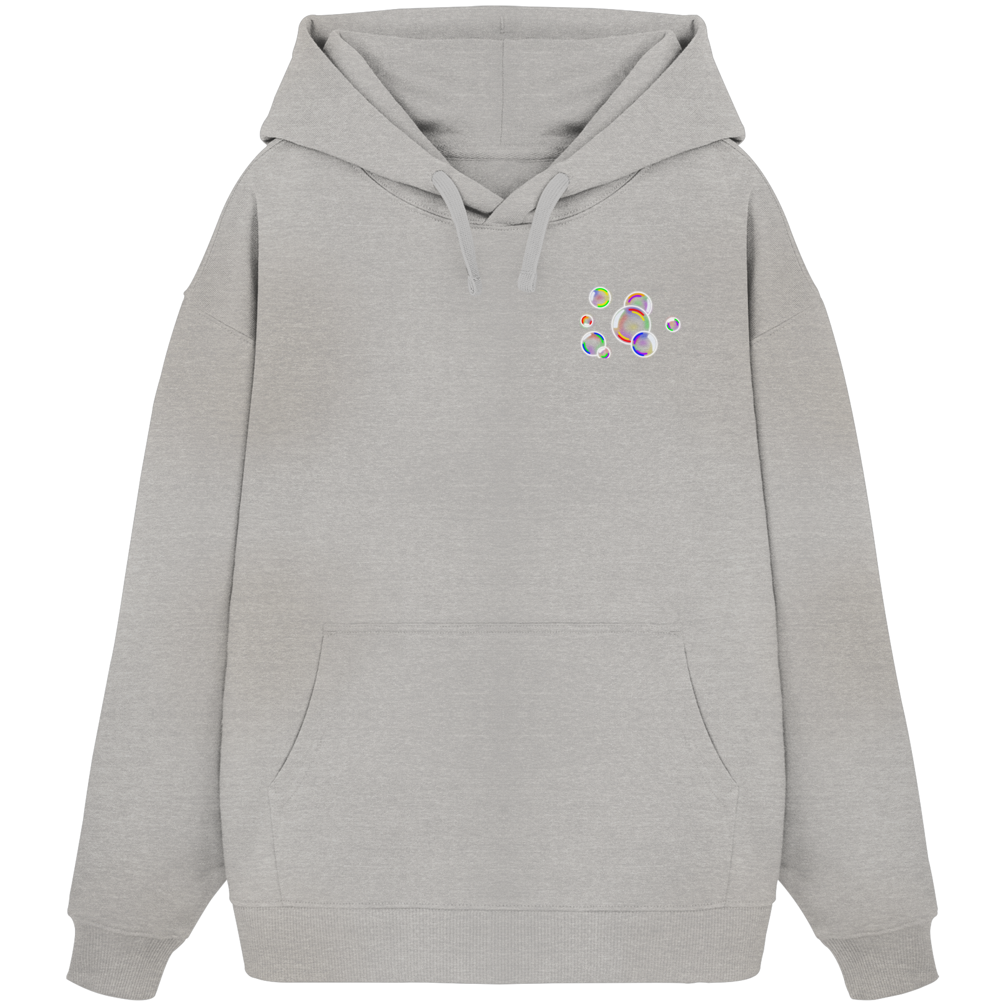 Regenbogen Seifenblasen Oversize Hoodie