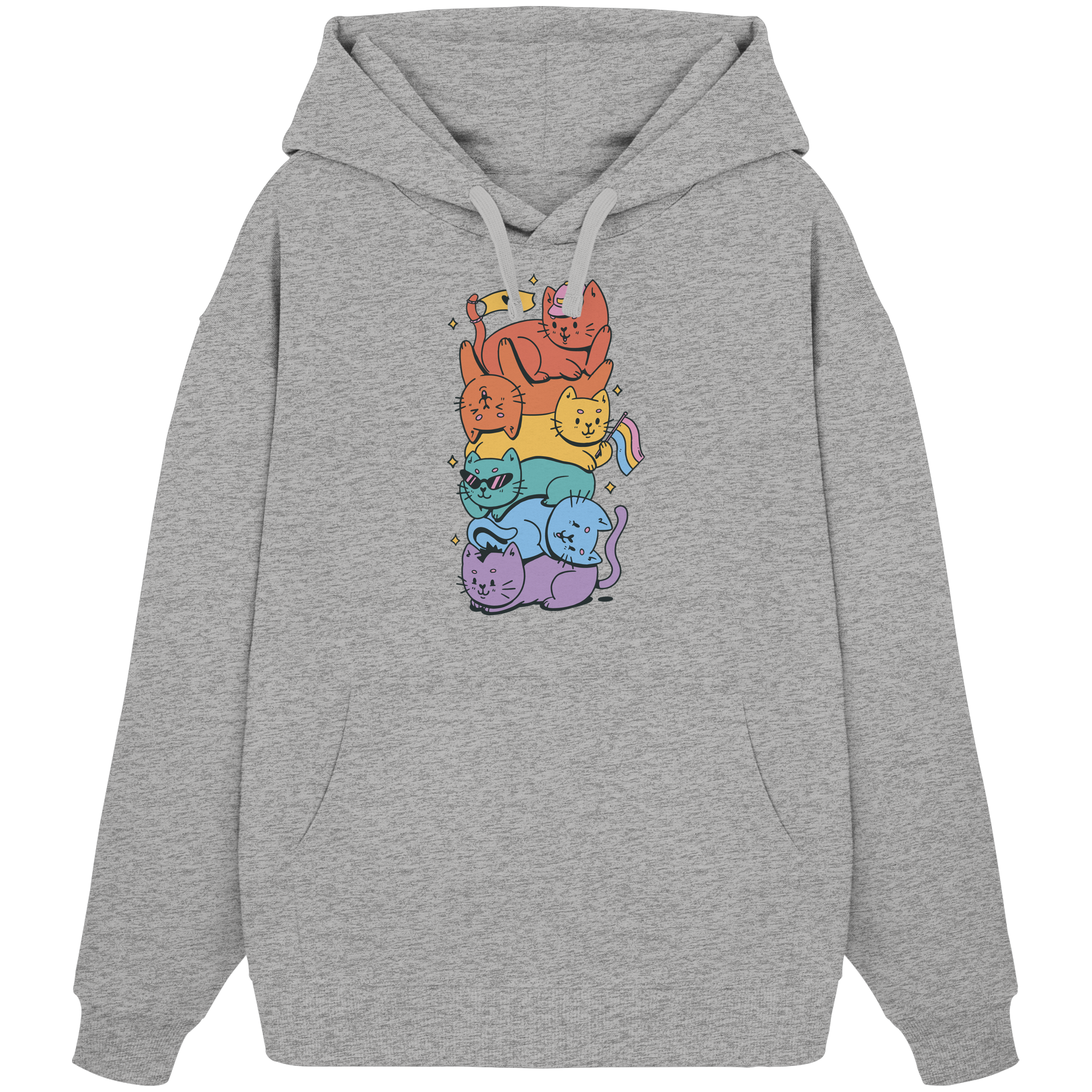 LGBTQ+ Katzen - Organic Oversize Hoodie