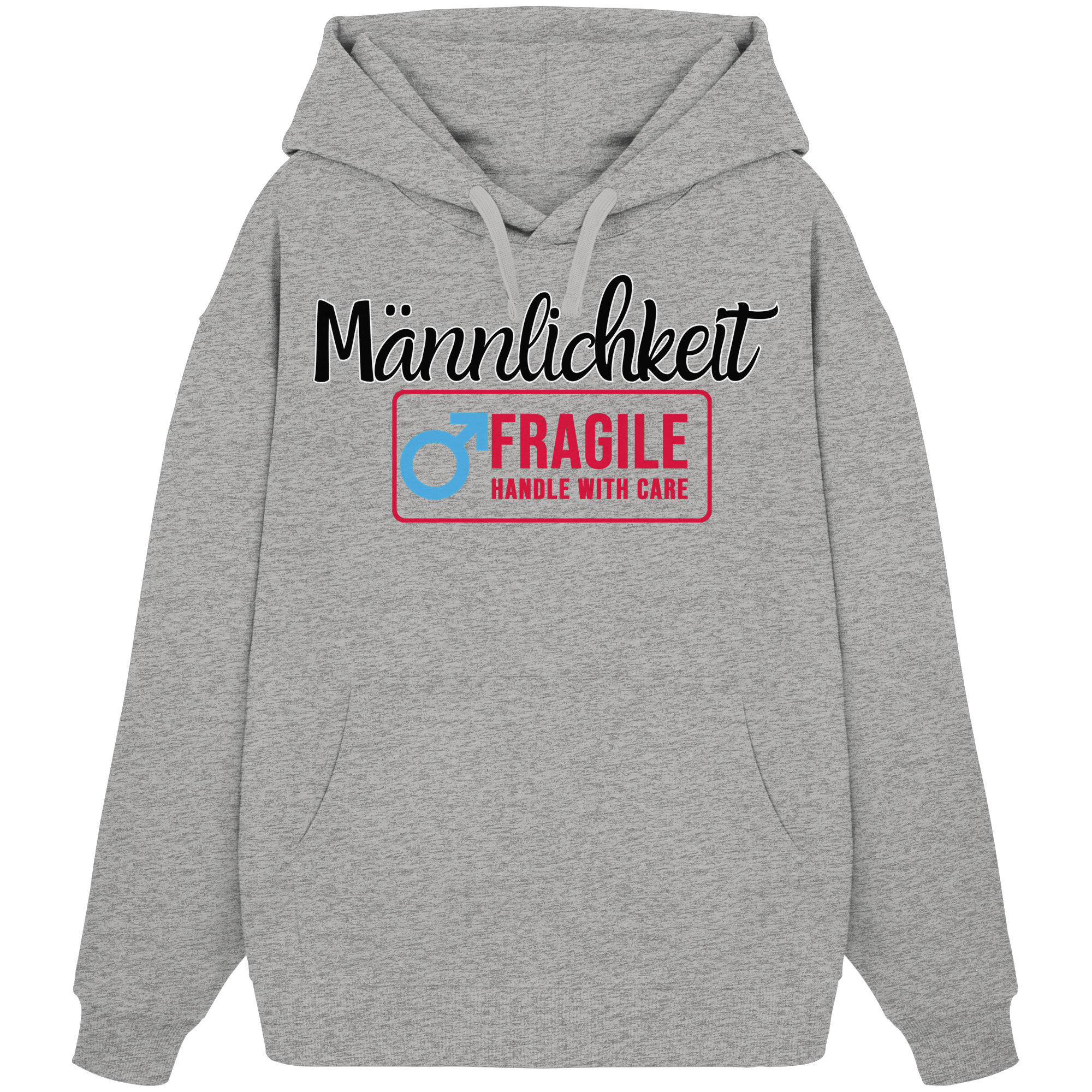 Männlichkeit: Handle with Care - Organic Oversize Hoodie