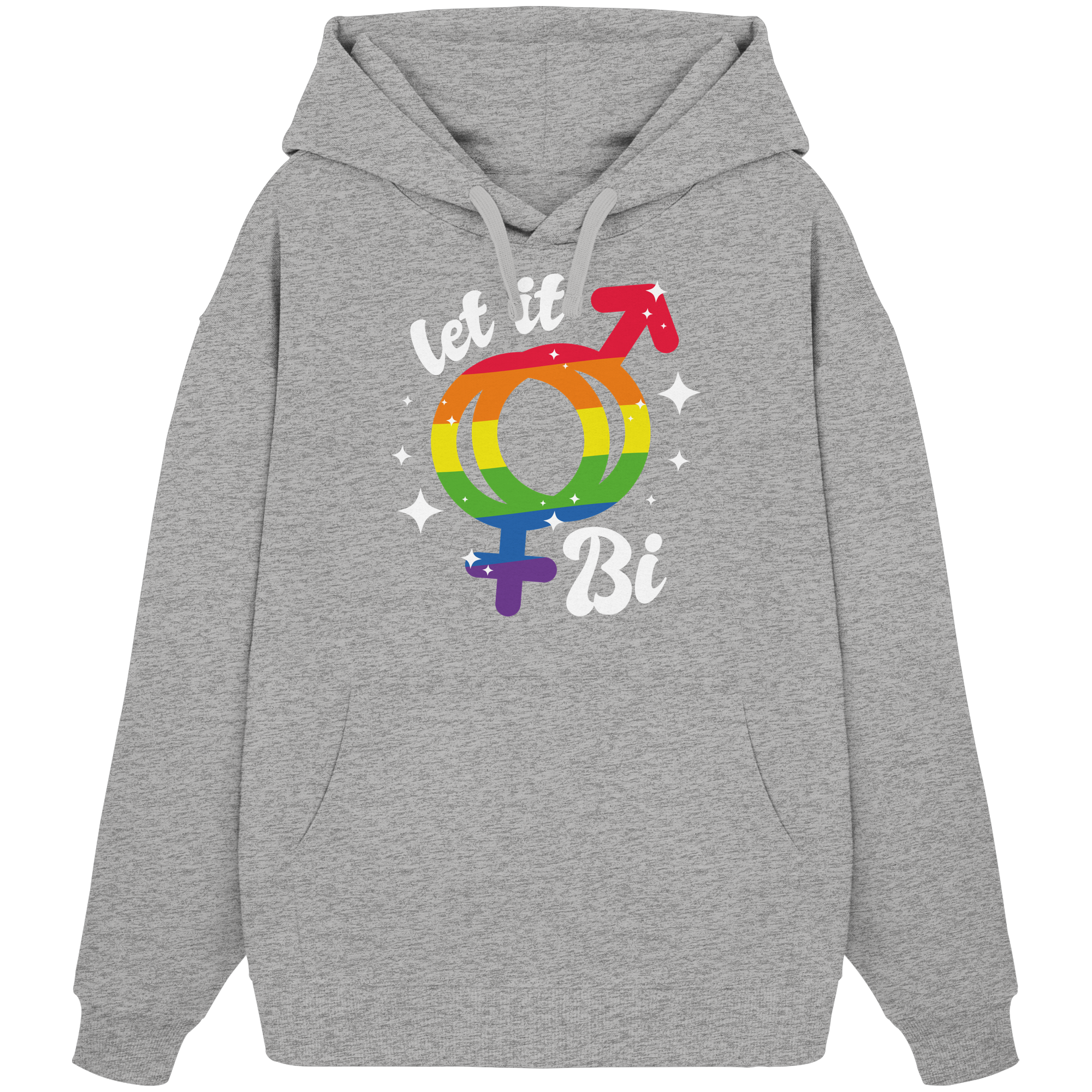 Let it Bi - Organic Oversize Hoodie