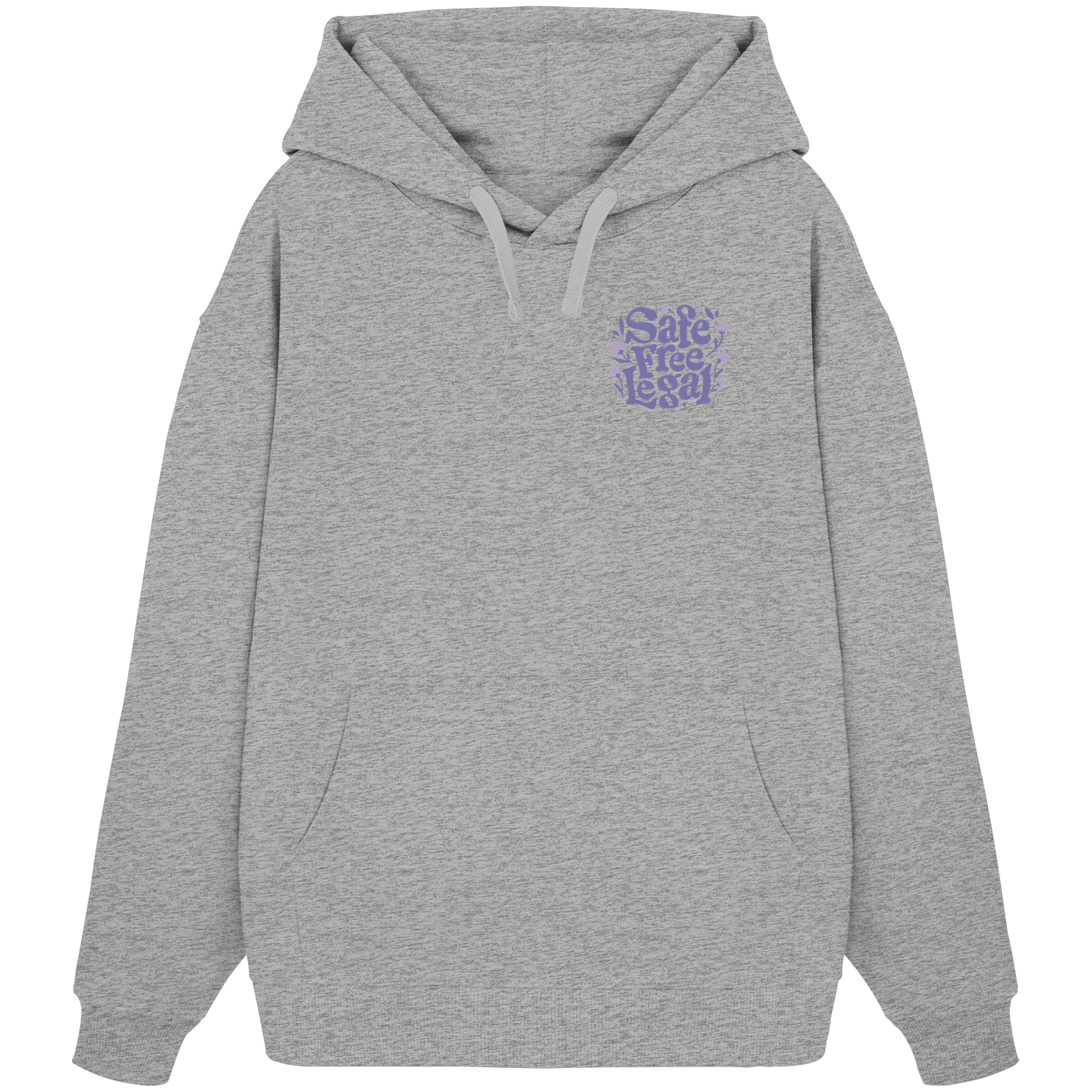 Safe Free Legal "Blumen Edition" - Organic Oversize Hoodie