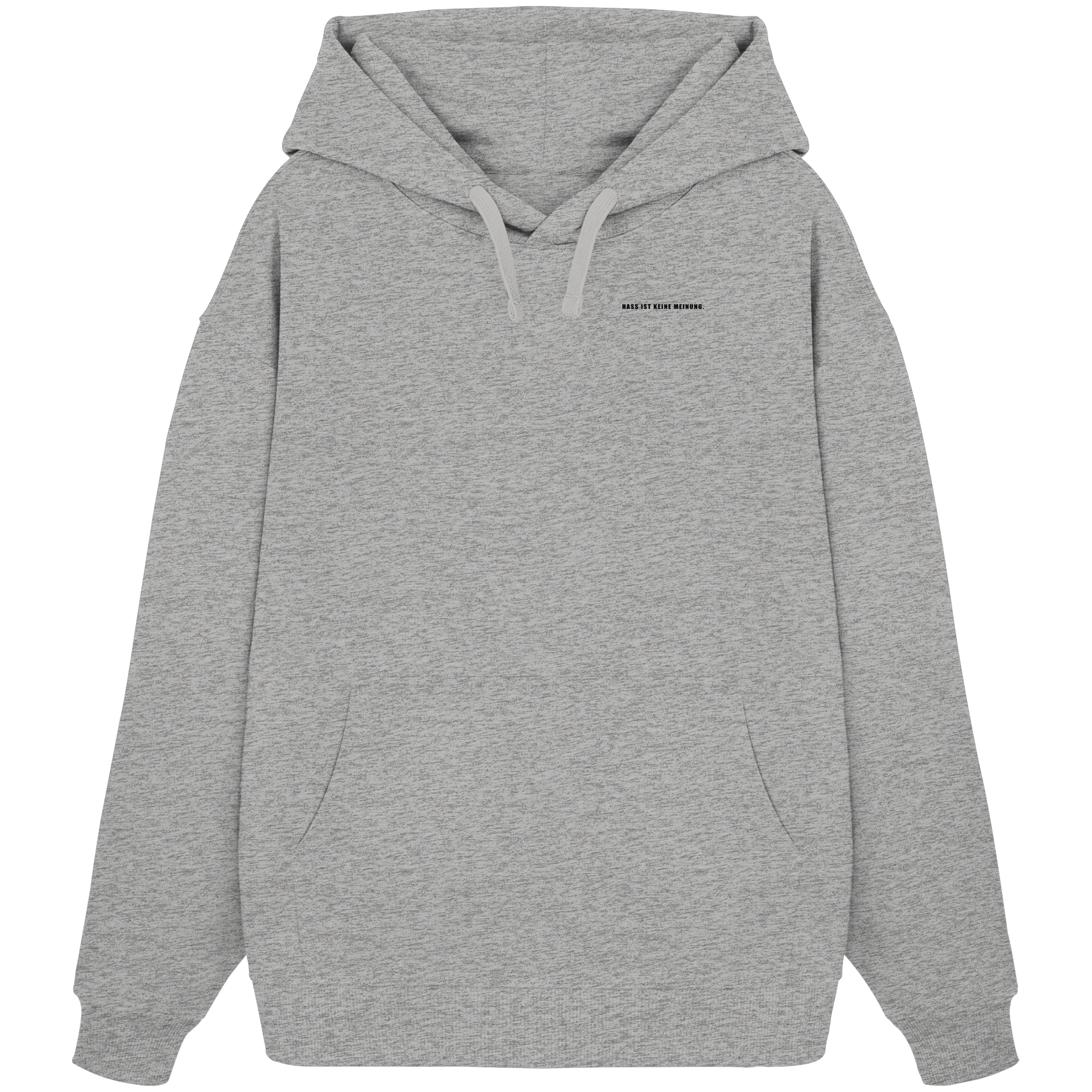 Es gibt 2 Arten von AfD Wählenden Backprint (hell) - Organic Oversize Hoodie