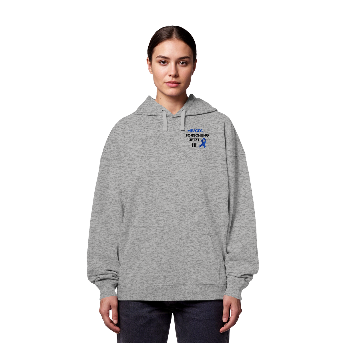 ME/CFS Forschung jetzt!!! - Organic Oversize Hoodie