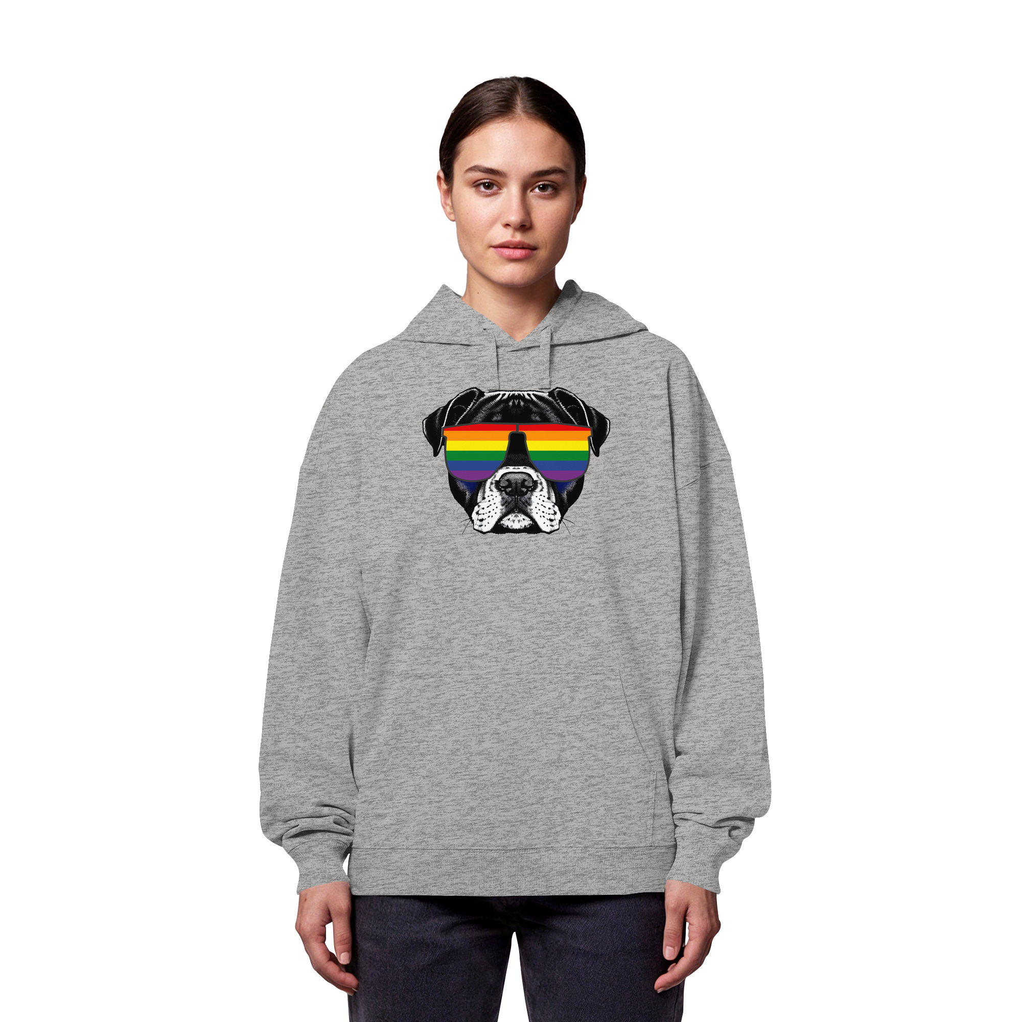 Regenbogen Doggo - Organic Oversize Hoodie