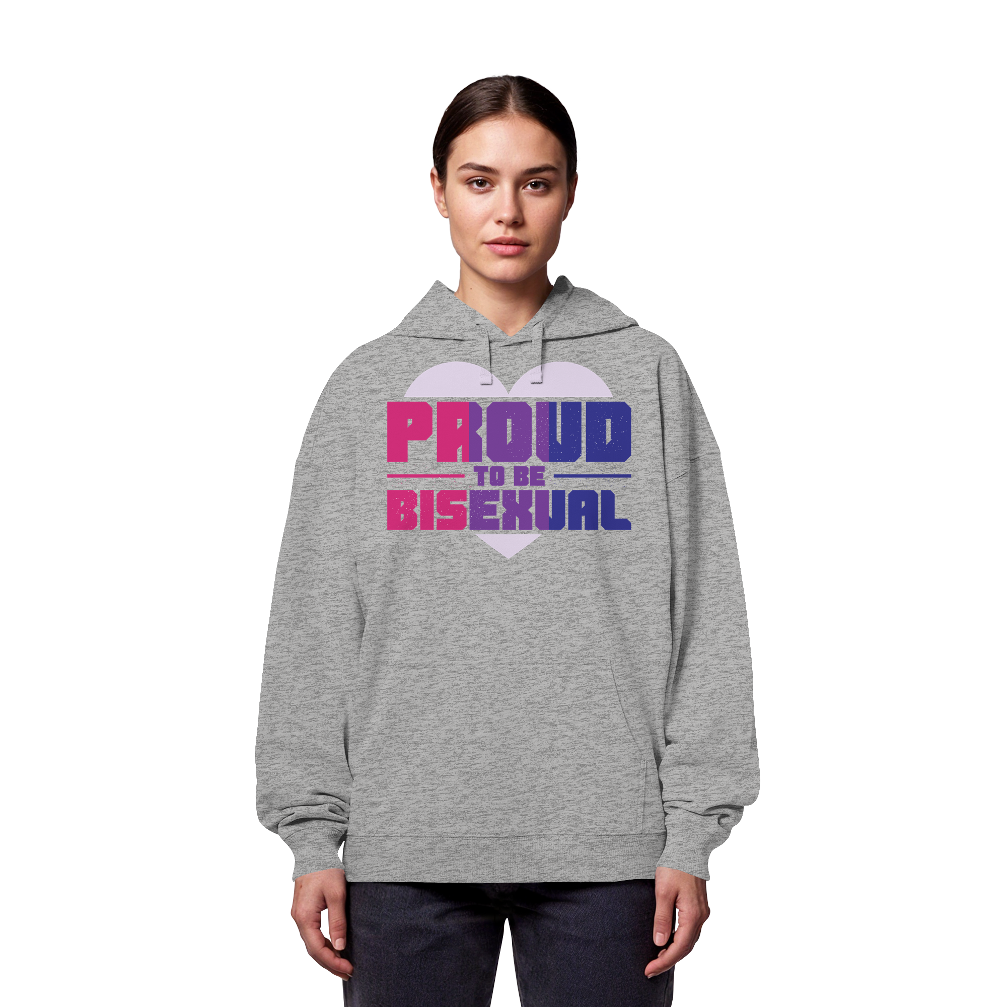 Proud to be Bisexual - Organic Oversize Hoodie