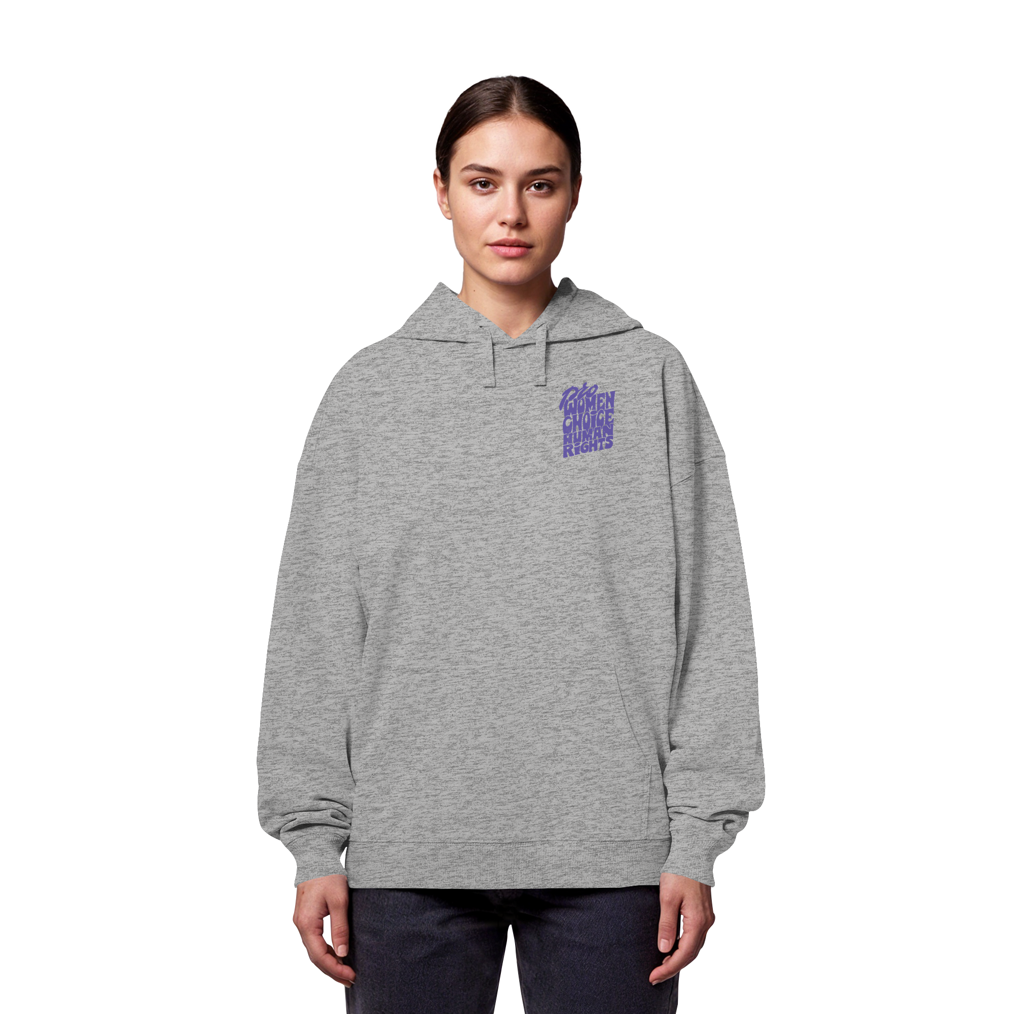 Pro Women Choice Human Rights "Lila Edition" - Organic Oversize Hoodie