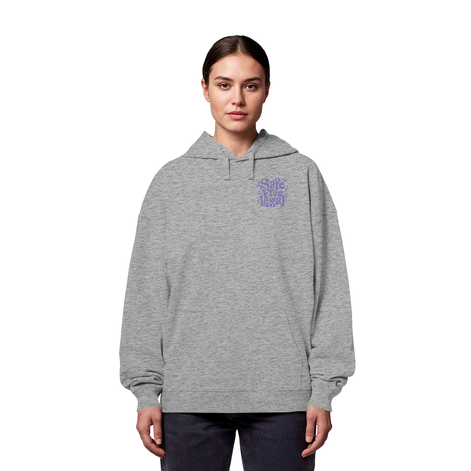 Safe Free Legal "Blumen Edition" - Organic Oversize Hoodie