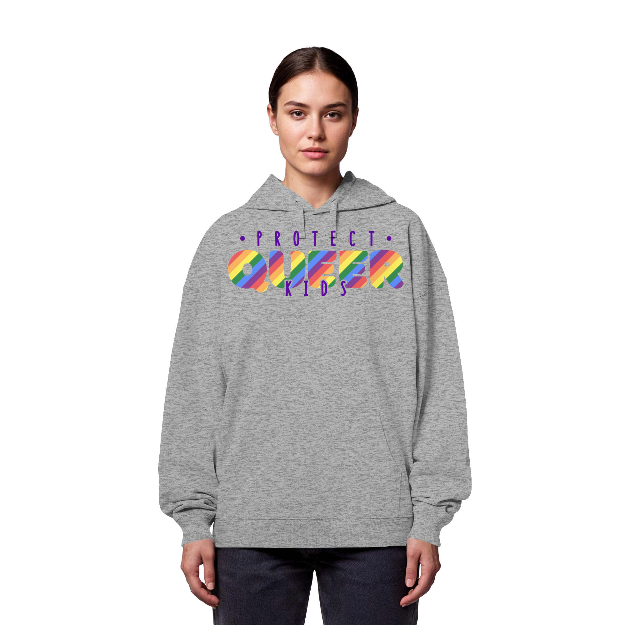 Protect Queer Kids - Organic Oversize Hoodie