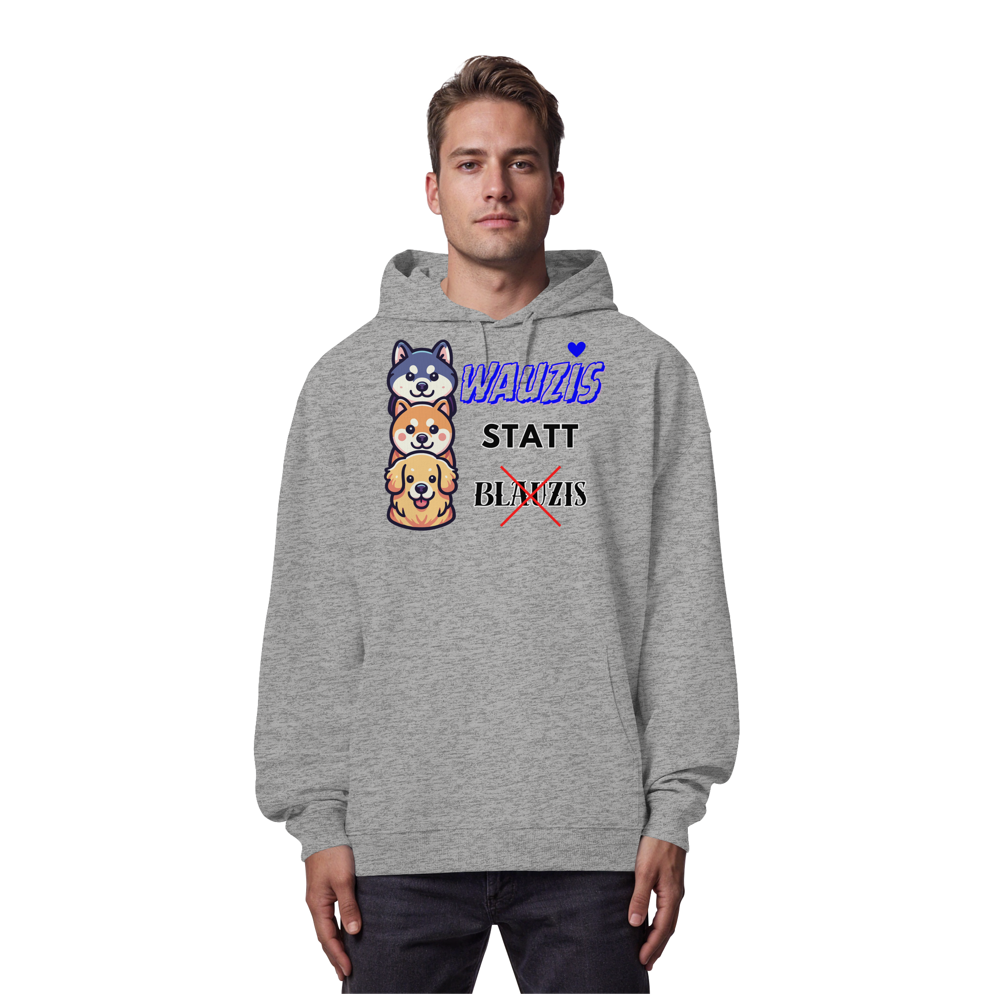 Wauzis statt Blauzis - Organic Oversize Hoodie