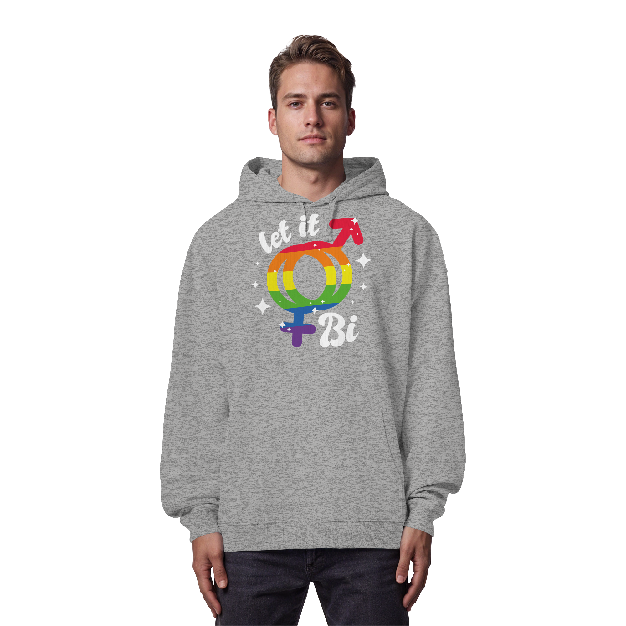 Let it Bi - Organic Oversize Hoodie