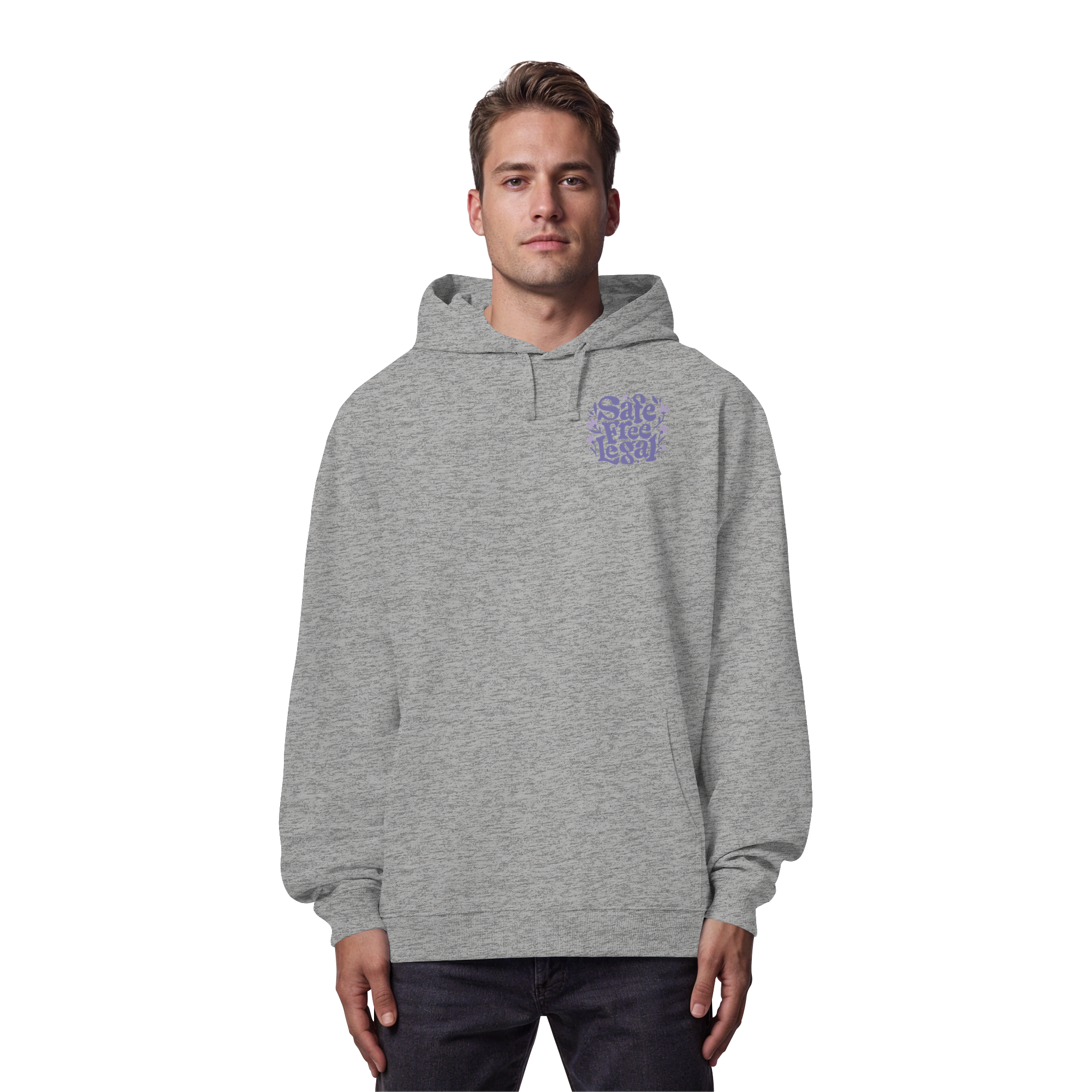 Safe Free Legal "Blumen Edition" - Organic Oversize Hoodie