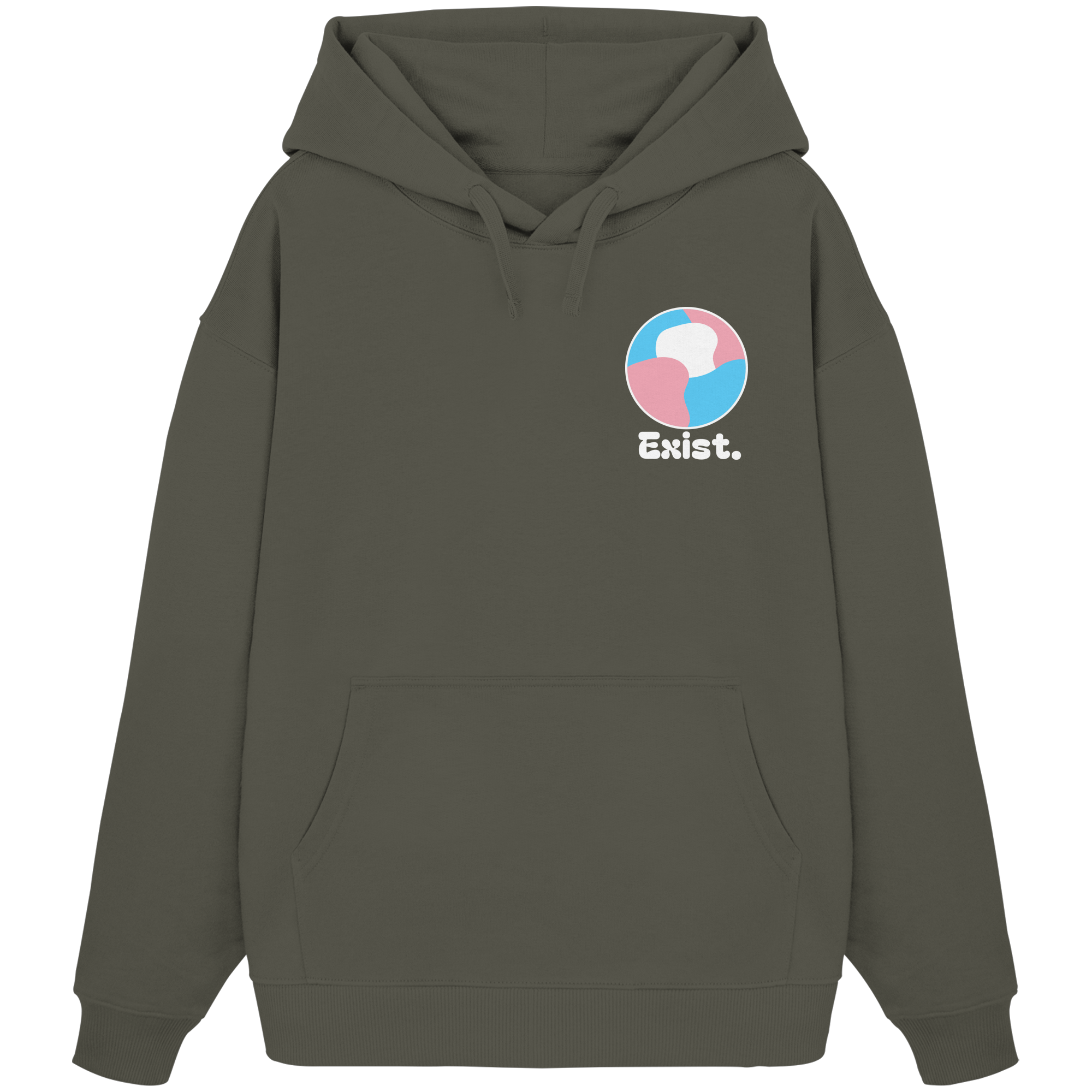 Exist "Trans Edition" - Organic Oversize Hoodie