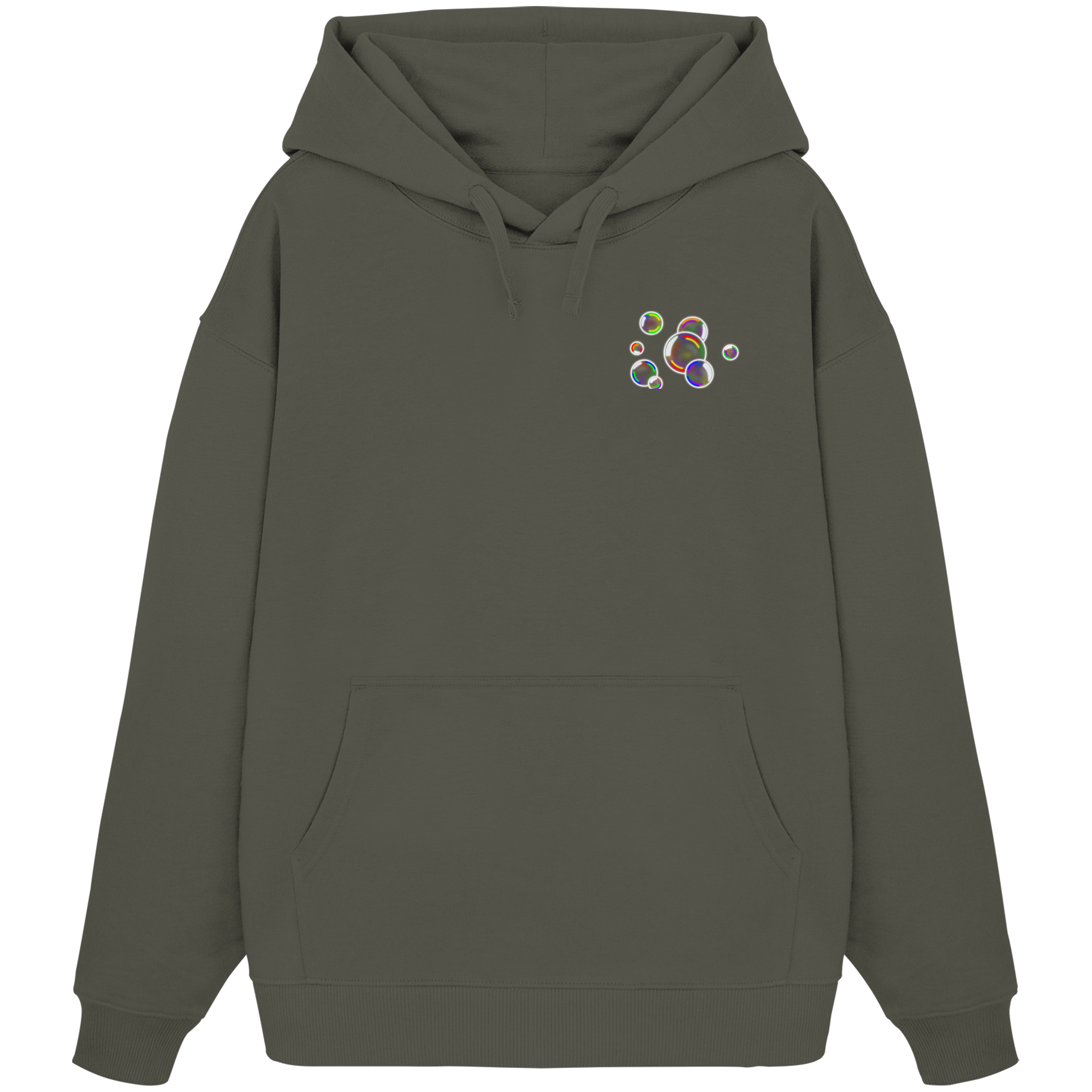 Regenbogen Seifenblasen Oversize Hoodie