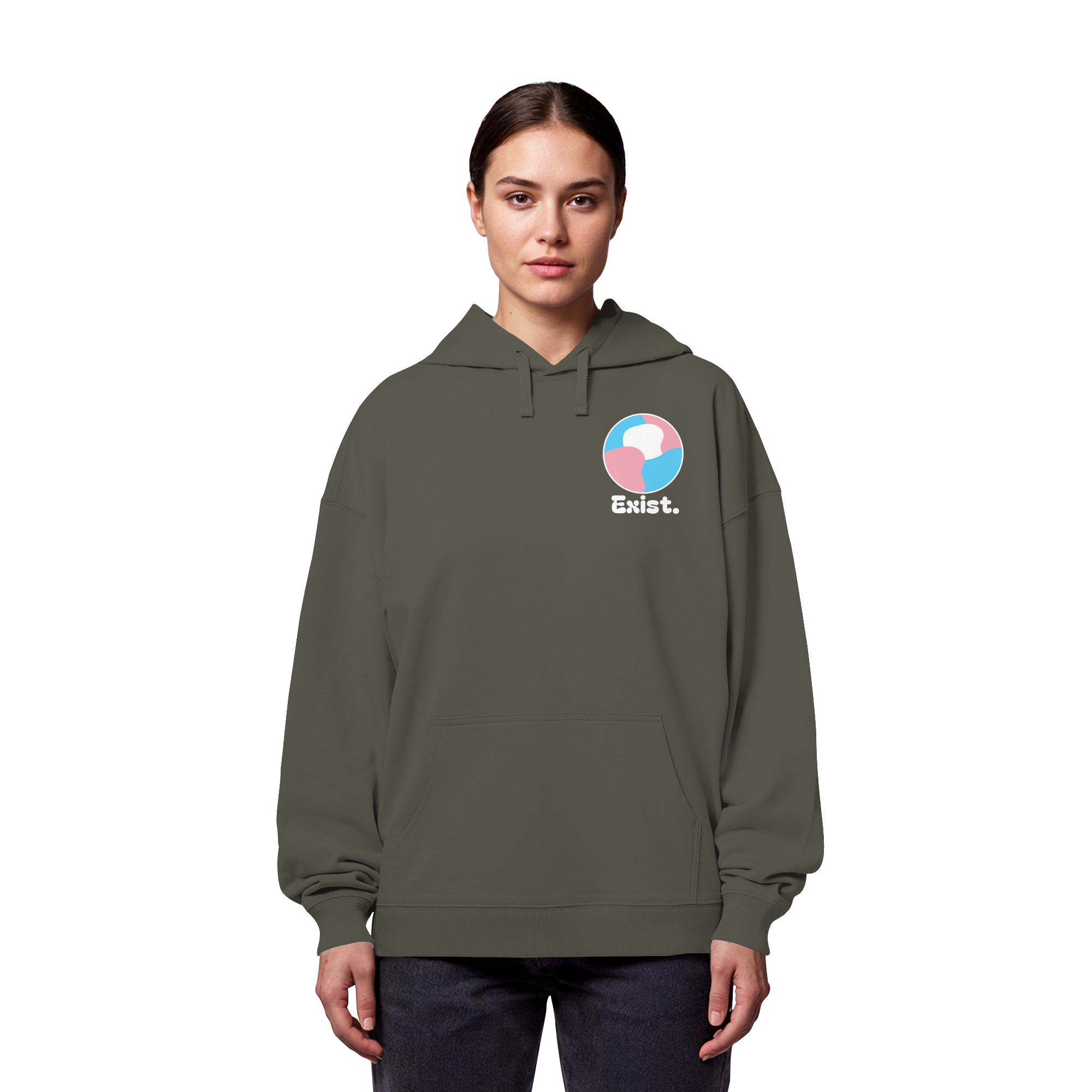 Exist "Trans Edition" - Organic Oversize Hoodie