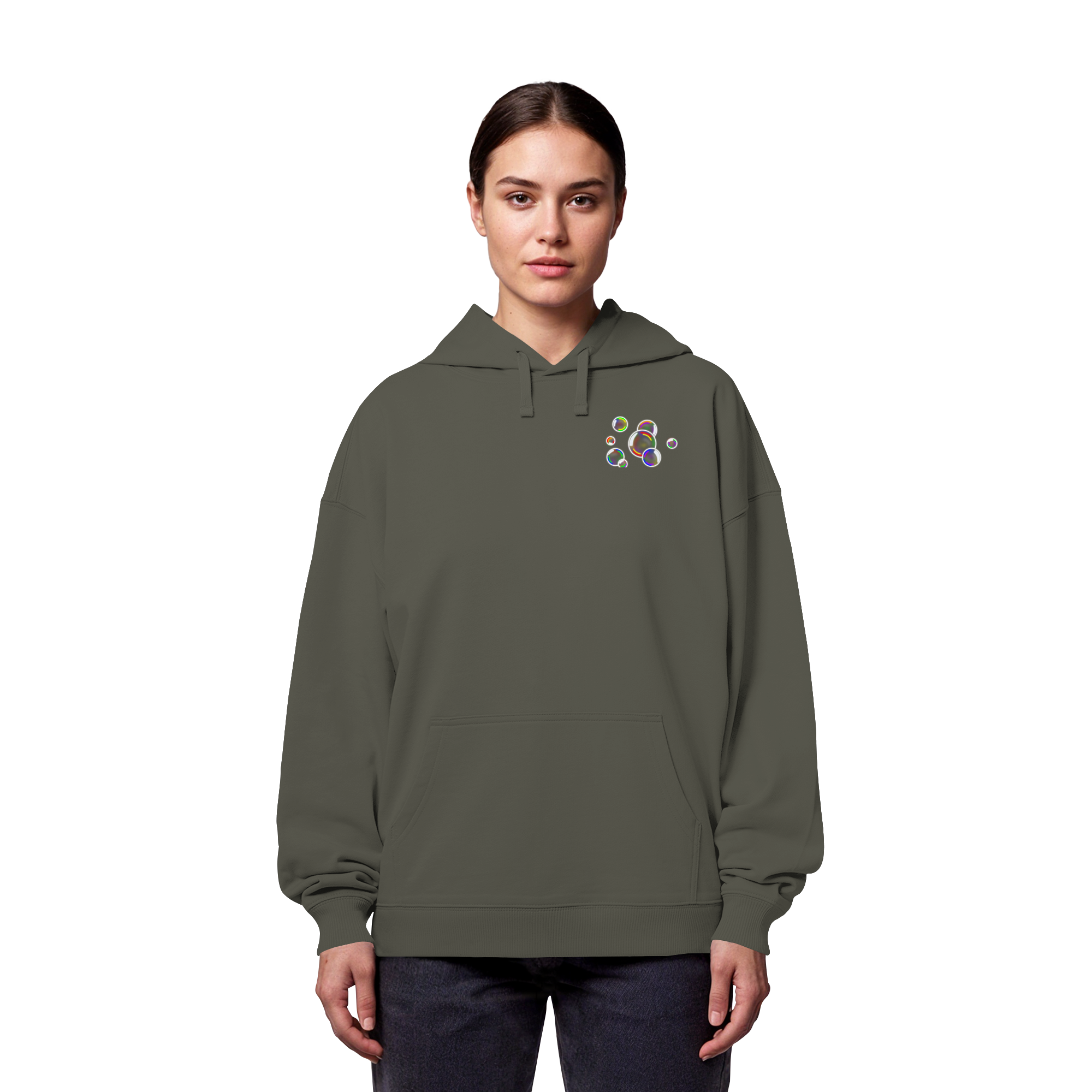 Regenbogen Seifenblasen - Organic Oversize Hoodie