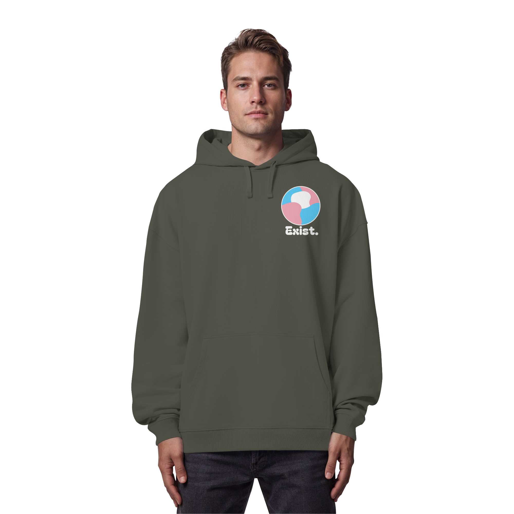 Exist "Trans Edition" - Organic Oversize Hoodie