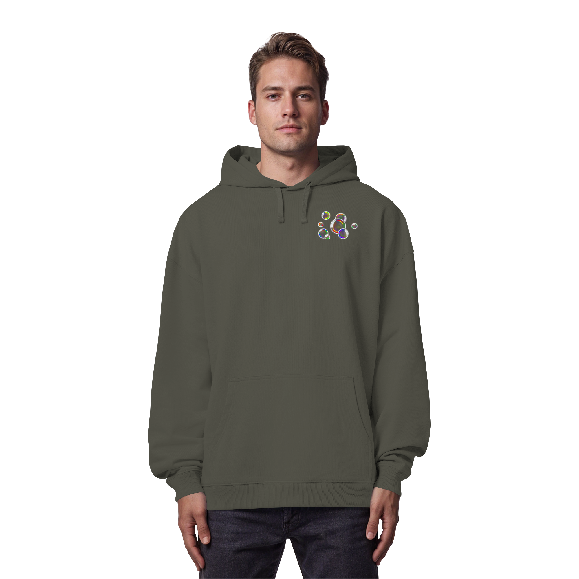 Regenbogen Seifenblasen - Organic Oversize Hoodie