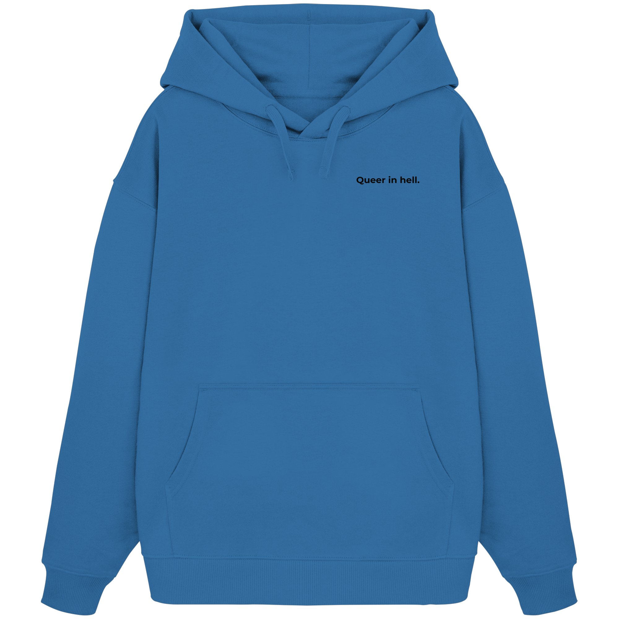 Queer in Hell '25 Backprint Oversize Hoodie