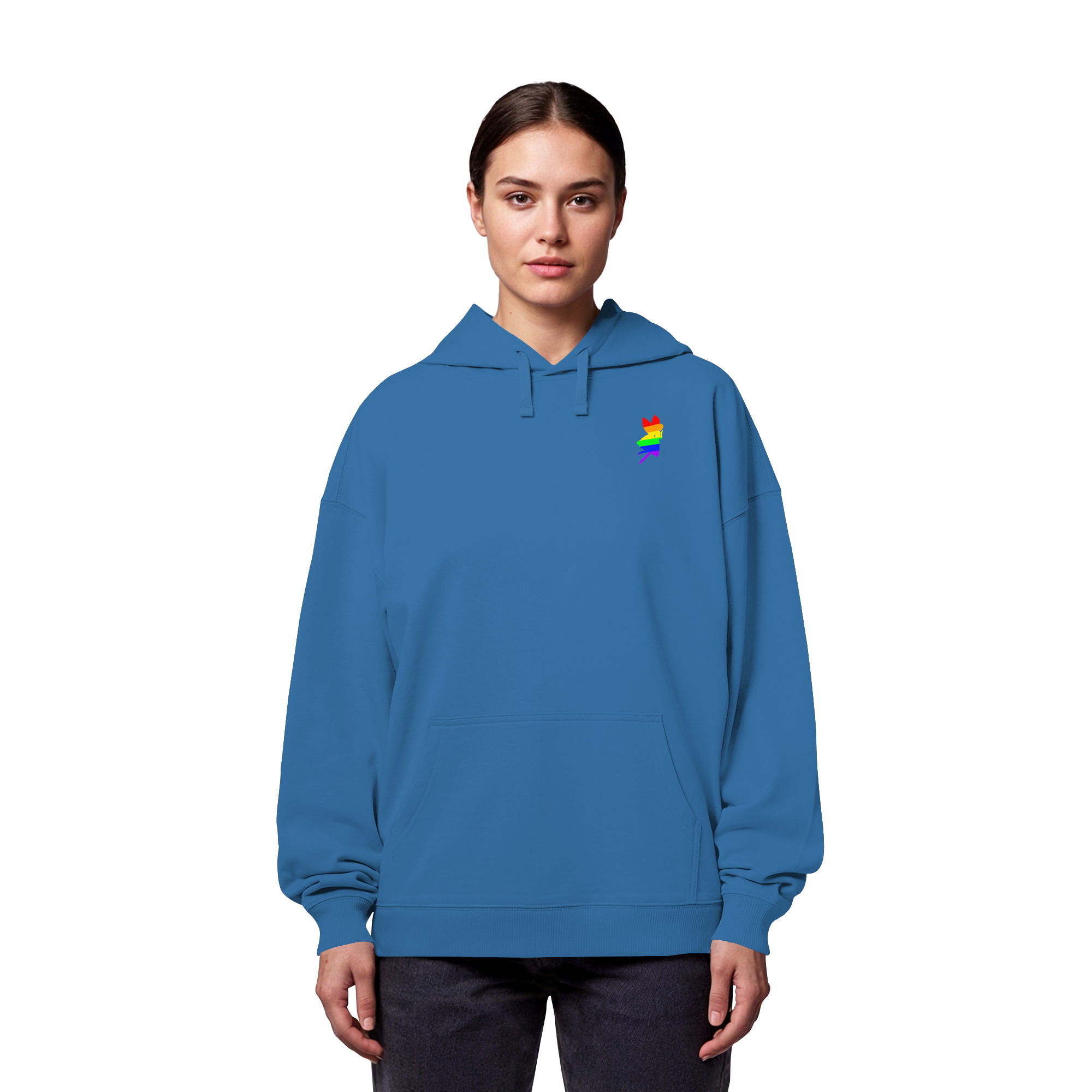 Regenbogen Fee - Organic Oversize Hoodie