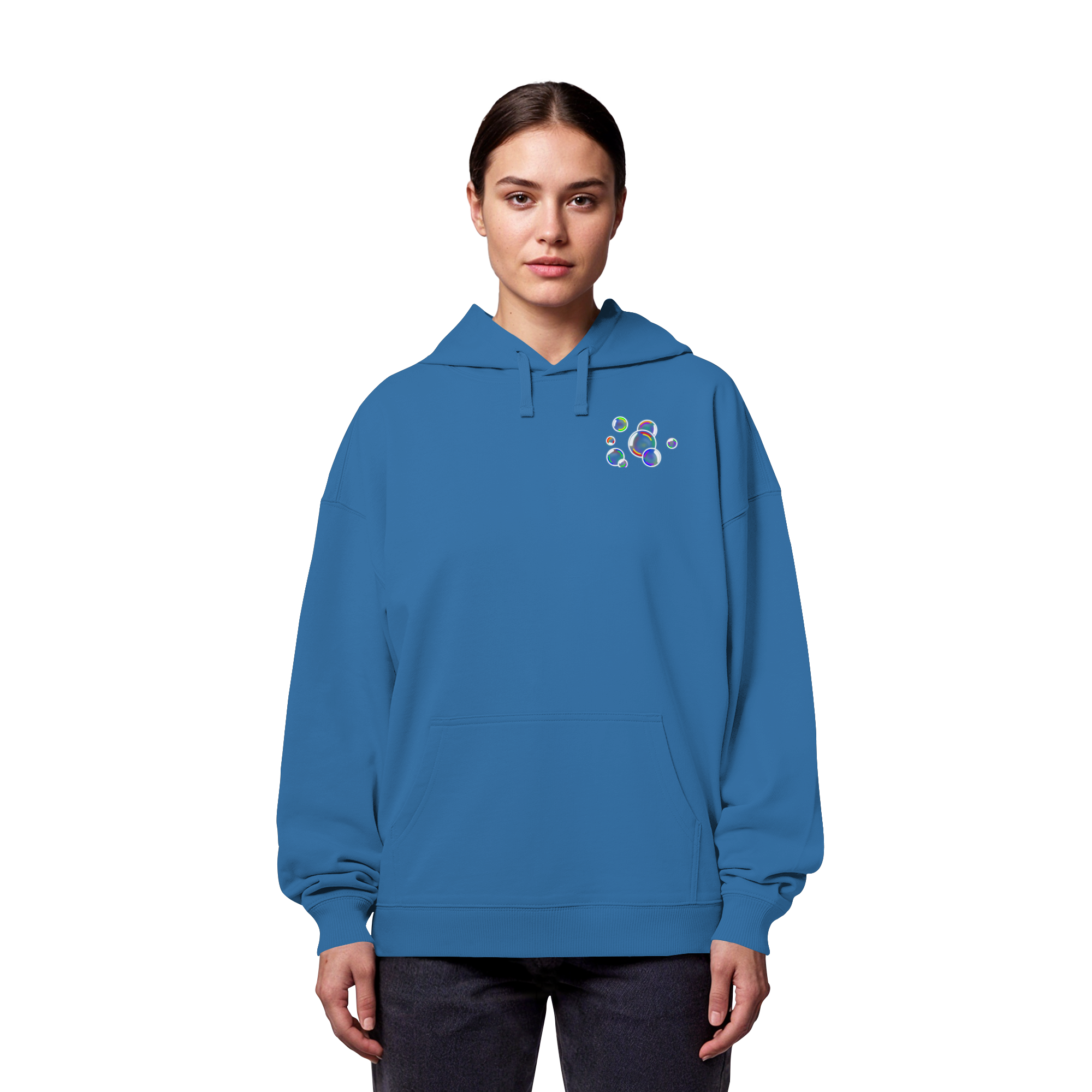 Regenbogen Seifenblasen - Organic Oversize Hoodie