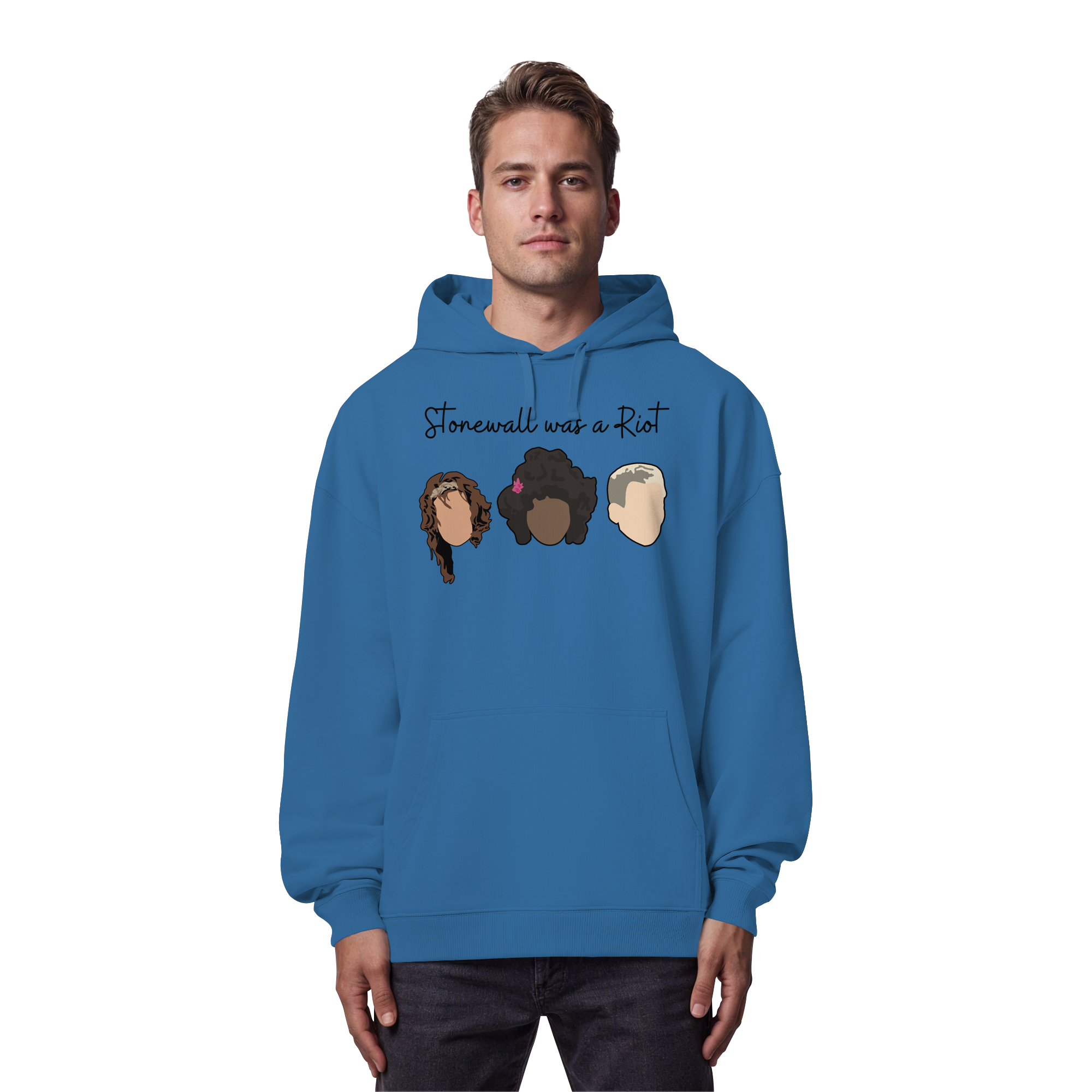 Stonewall was a Riot "Icons Edition" (hell) - Organic Oversize Hoodie
