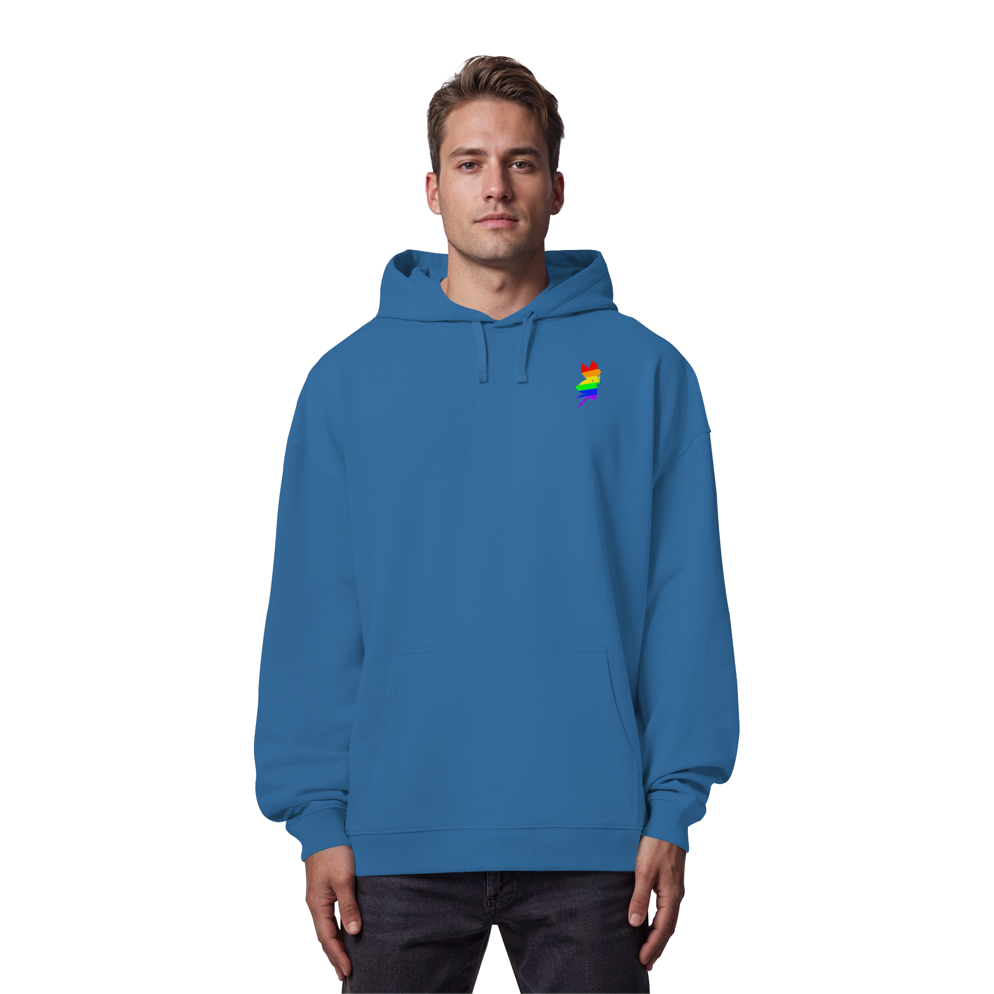 Regenbogen Fee - Organic Oversize Hoodie