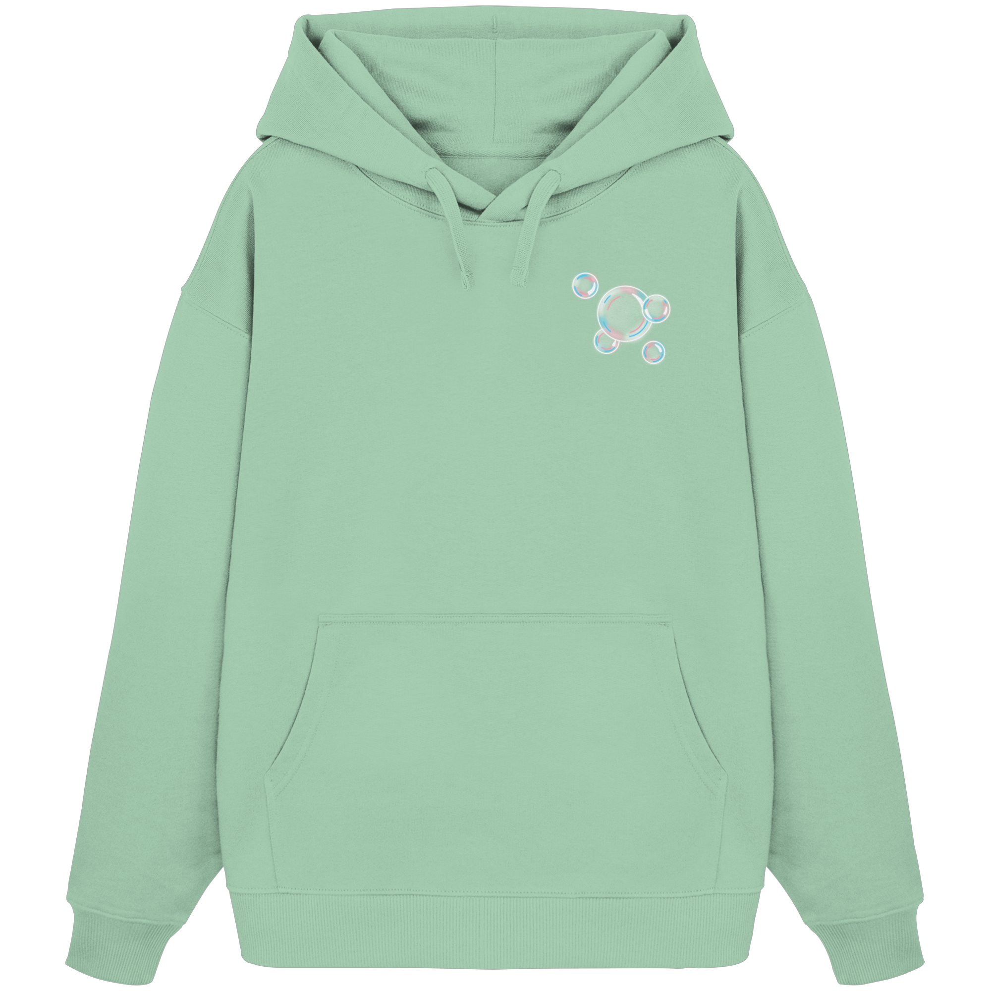 Trans Seifenblasen Oversize Hoodie