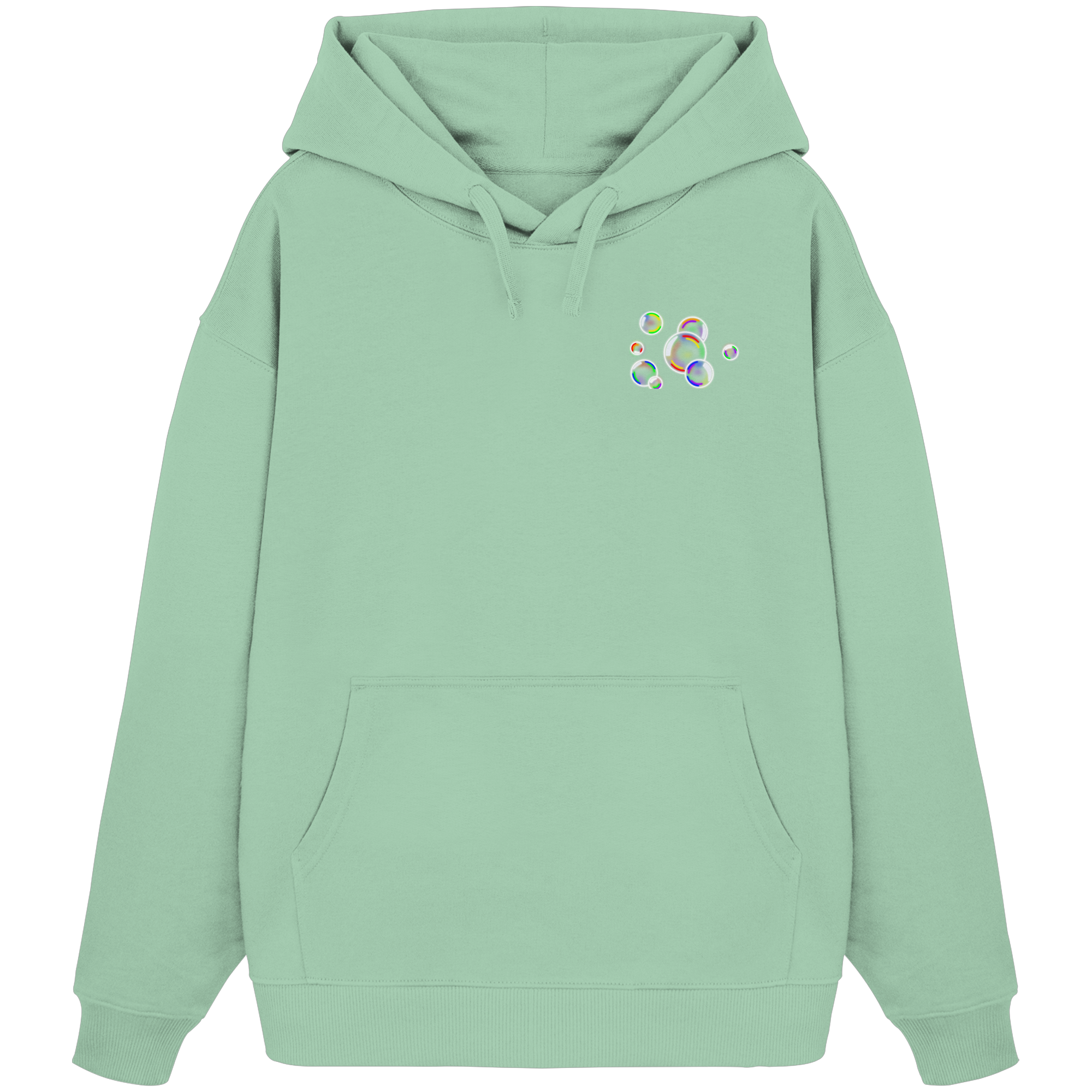 Regenbogen Seifenblasen Oversize Hoodie