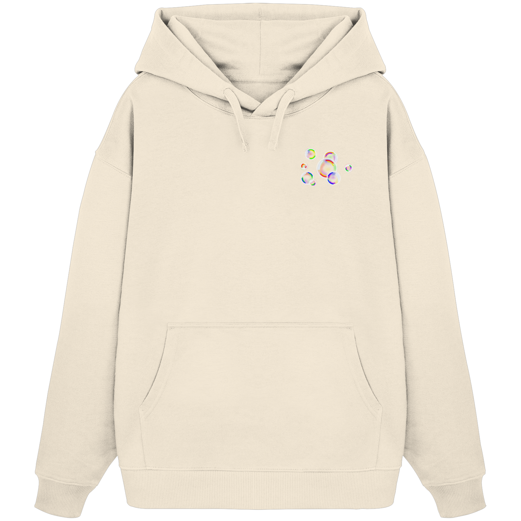 Regenbogen Seifenblasen Oversize Hoodie