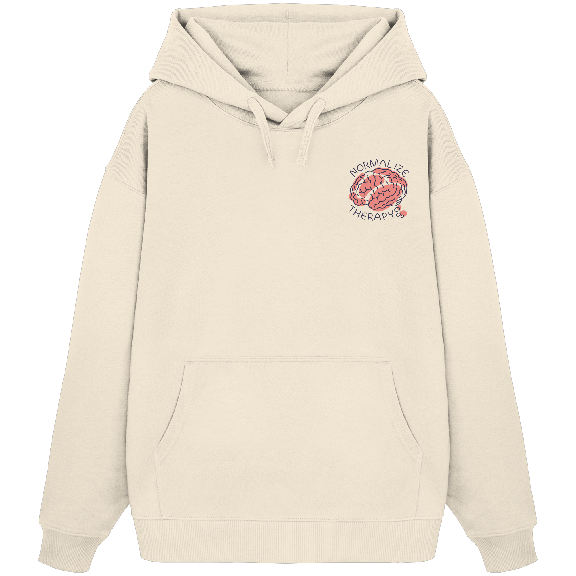 Normalize Therapy - Organic Oversize Hoodie