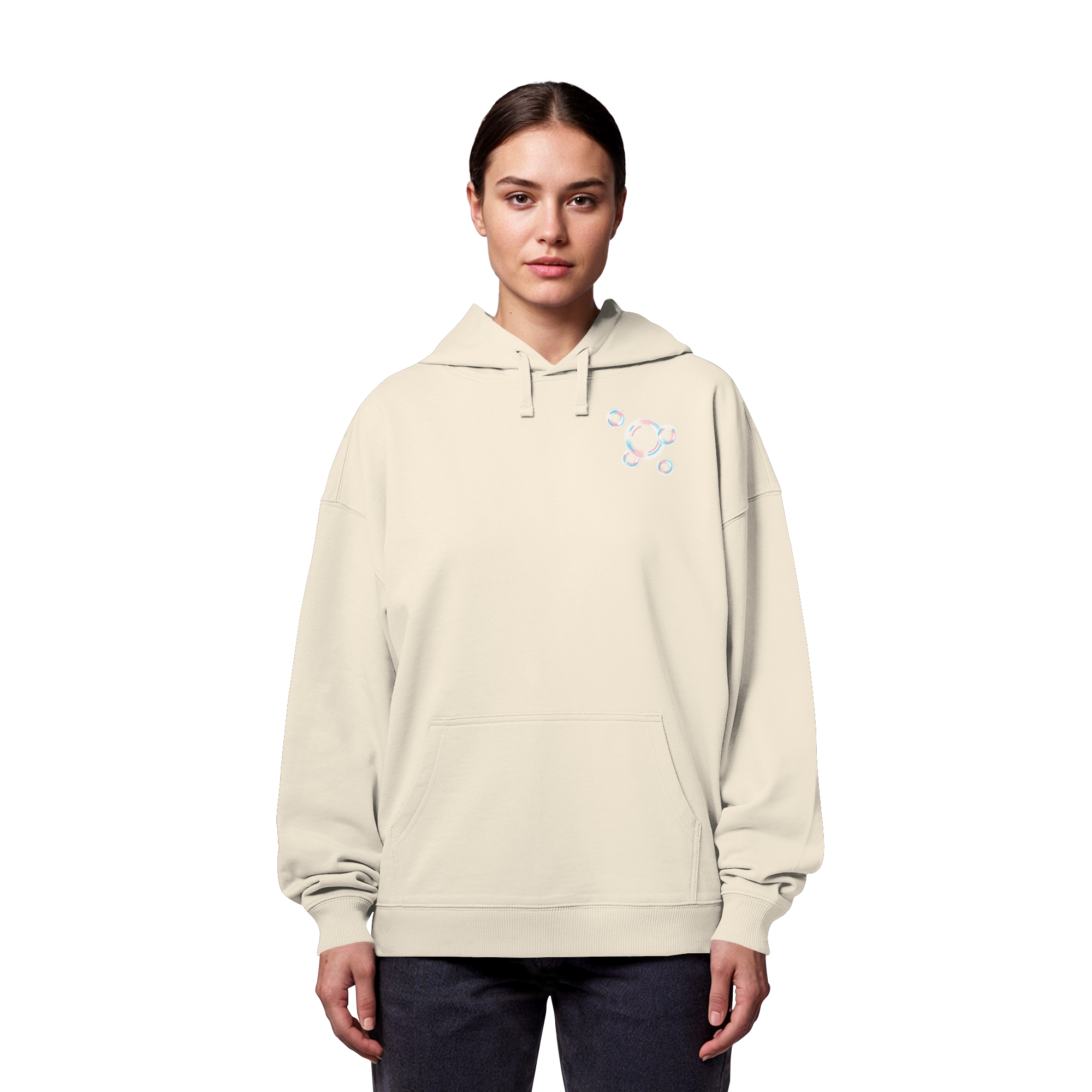 Trans Seifenblasen - Organic Oversize Hoodie