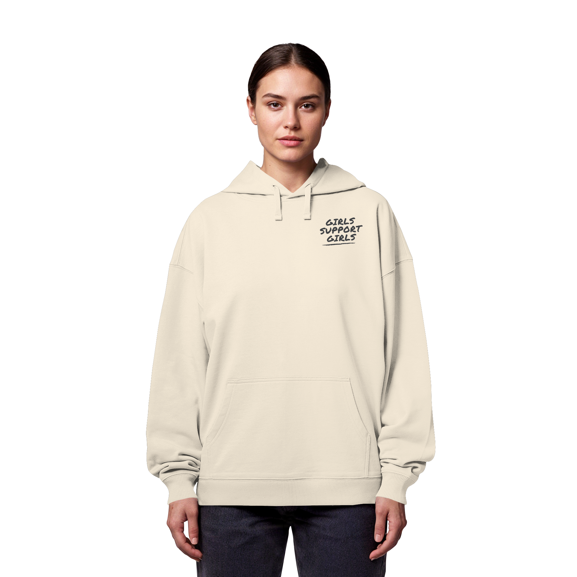 Girls Support Girls - Organic Oversize Hoodie